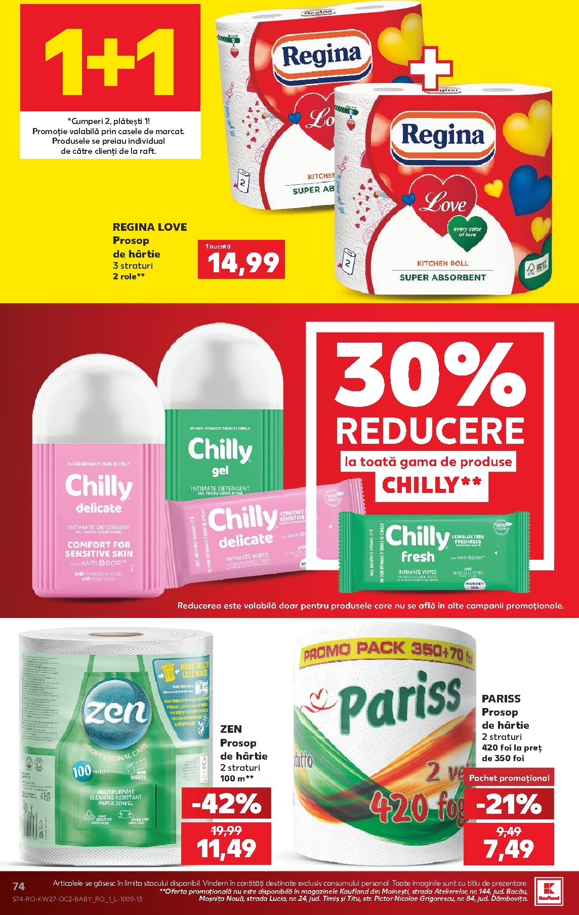 kaufland - Pliantele viitoare Kaufland valabil de la miercuri 01.07.2026 până la marți 07.07.2026 - page: 74
