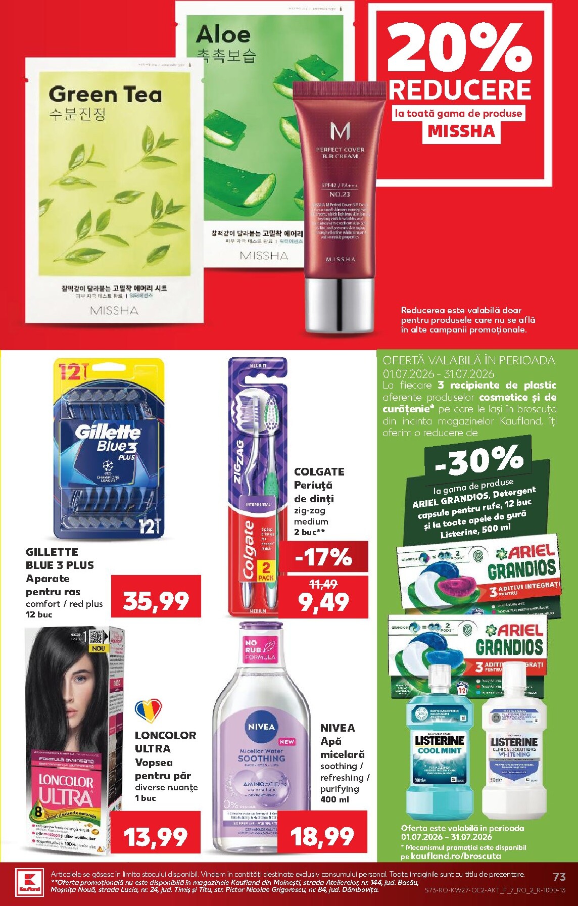 kaufland - Pliantele viitoare Kaufland valabil de la miercuri 01.07.2026 până la marți 07.07.2026 - page: 73