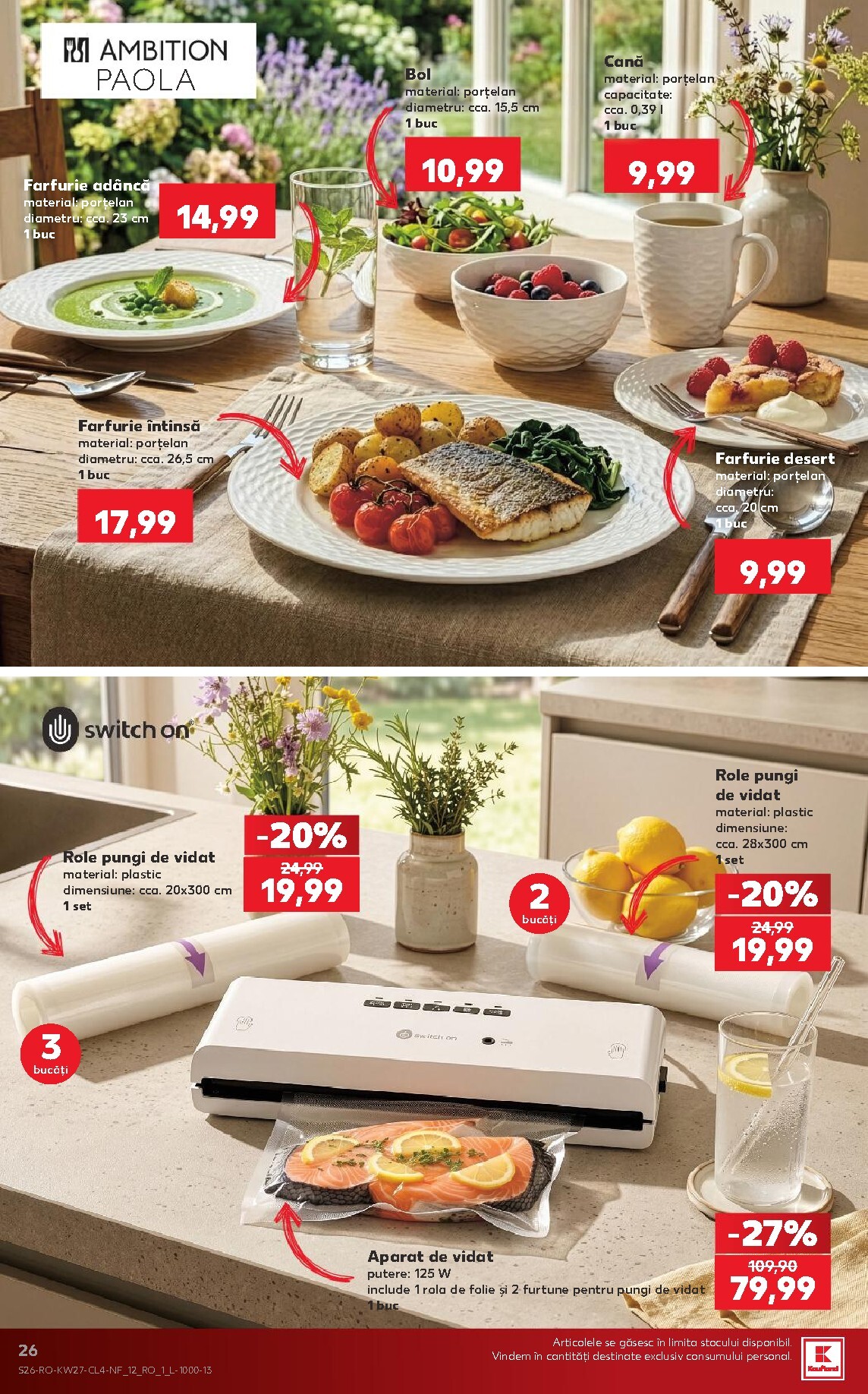 kaufland - Pliantele viitoare Kaufland - Nonfood valabil de la miercuri 01.07.2026 până la marți 07.07.2026 - page: 26