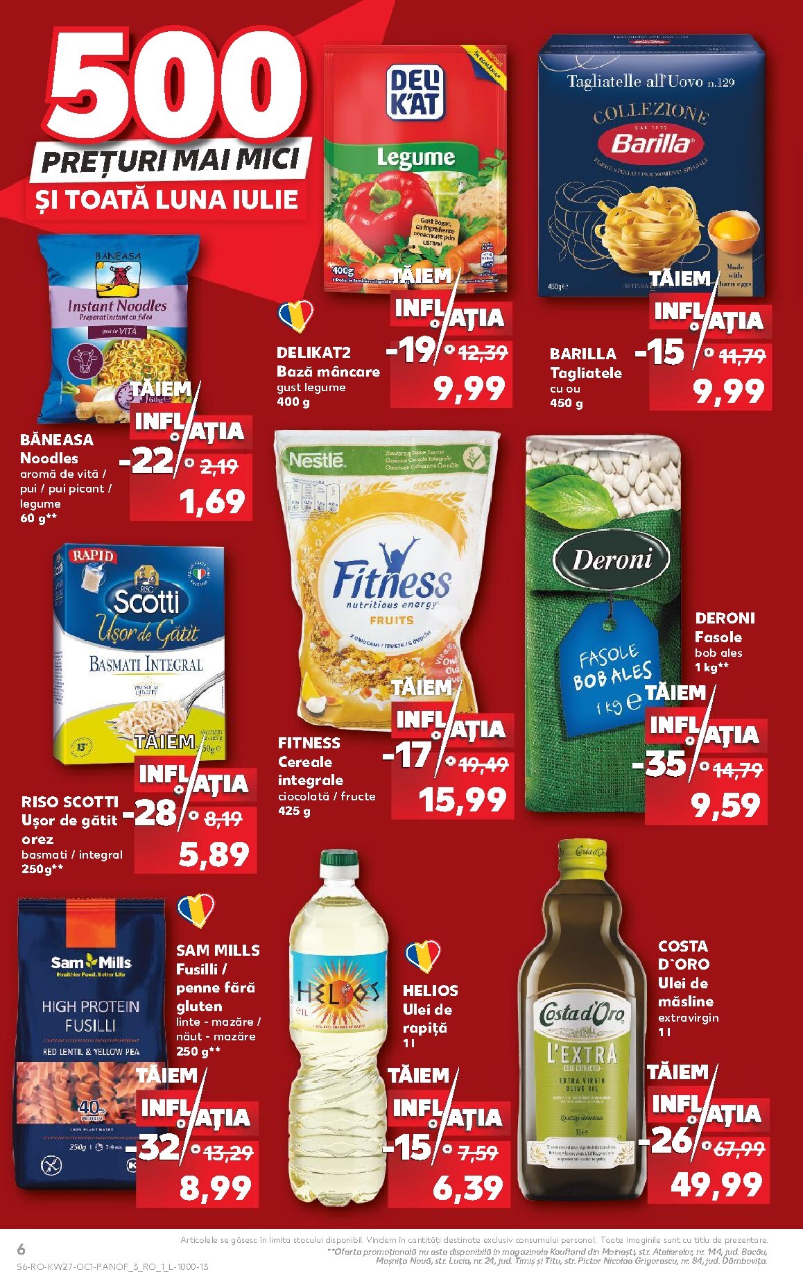 kaufland - Brosura Kaufland - Taiem inflatia valabilă de la miercuri 01.07.2026 până la marți 04.08.2026 - page: 6