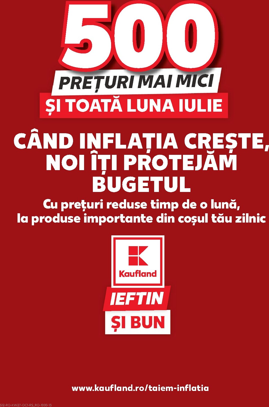 kaufland - Brosura Kaufland - Taiem inflatia valabilă de la miercuri 01.07.2026 până la marți 04.08.2026 - page: 12