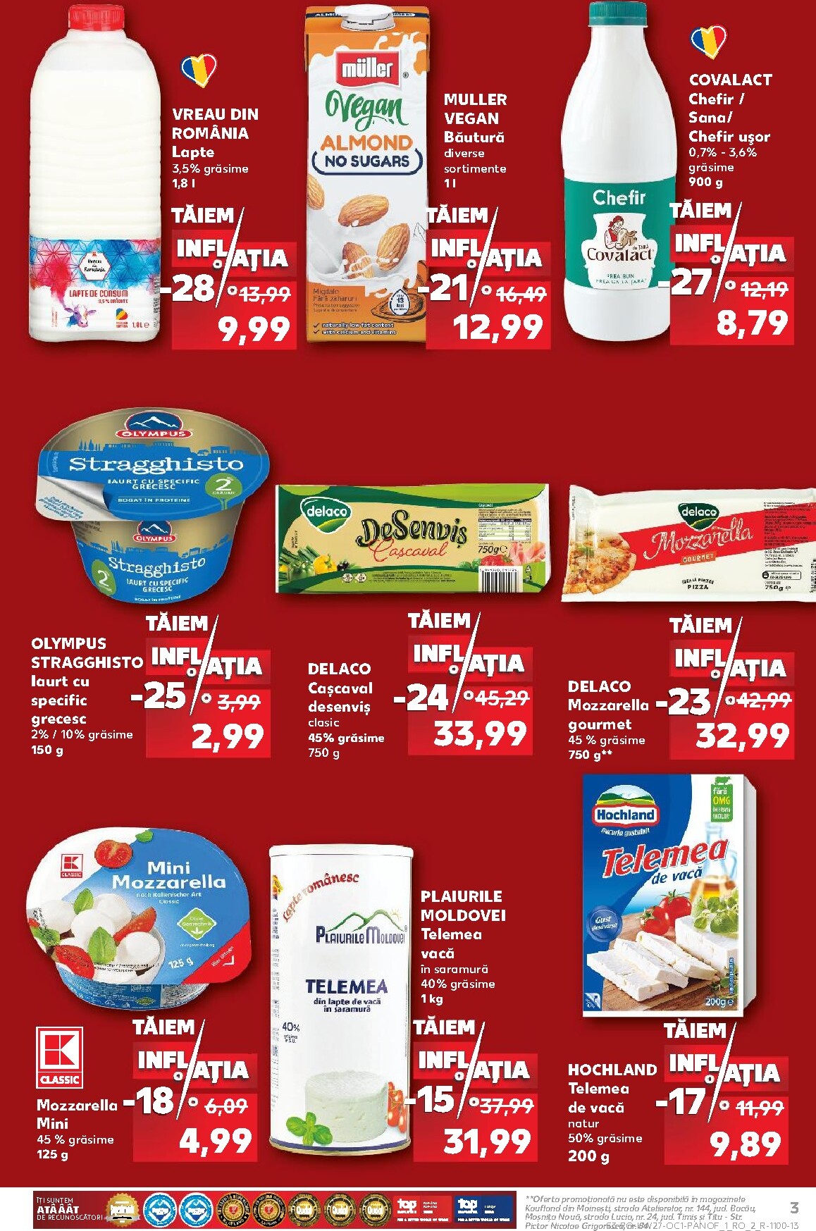 kaufland - Brosura Kaufland - Taiem inflatia valabilă de la miercuri 01.07.2026 până la marți 04.08.2026 - page: 3