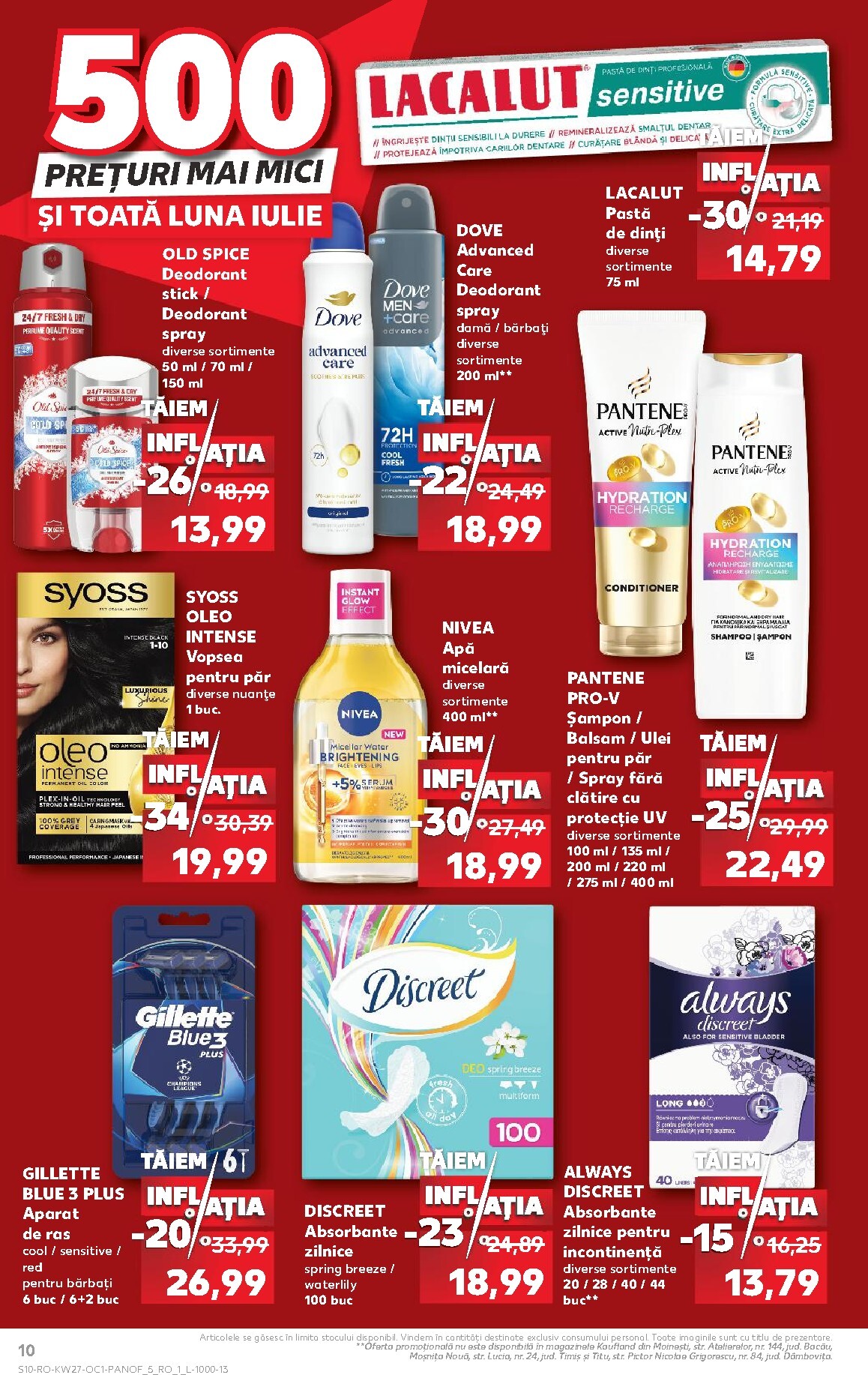 kaufland - Brosura Kaufland - Taiem inflatia valabilă de la miercuri 01.07.2026 până la marți 04.08.2026 - page: 10