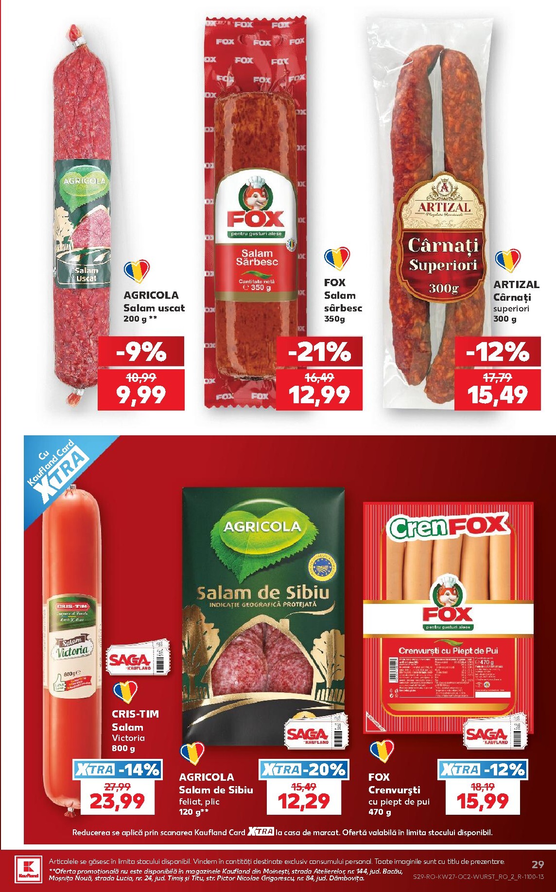 kaufland - Brosura Kaufland valabilă de la miercuri 01.07.2026 până la marți 07.07.2026 - page: 29