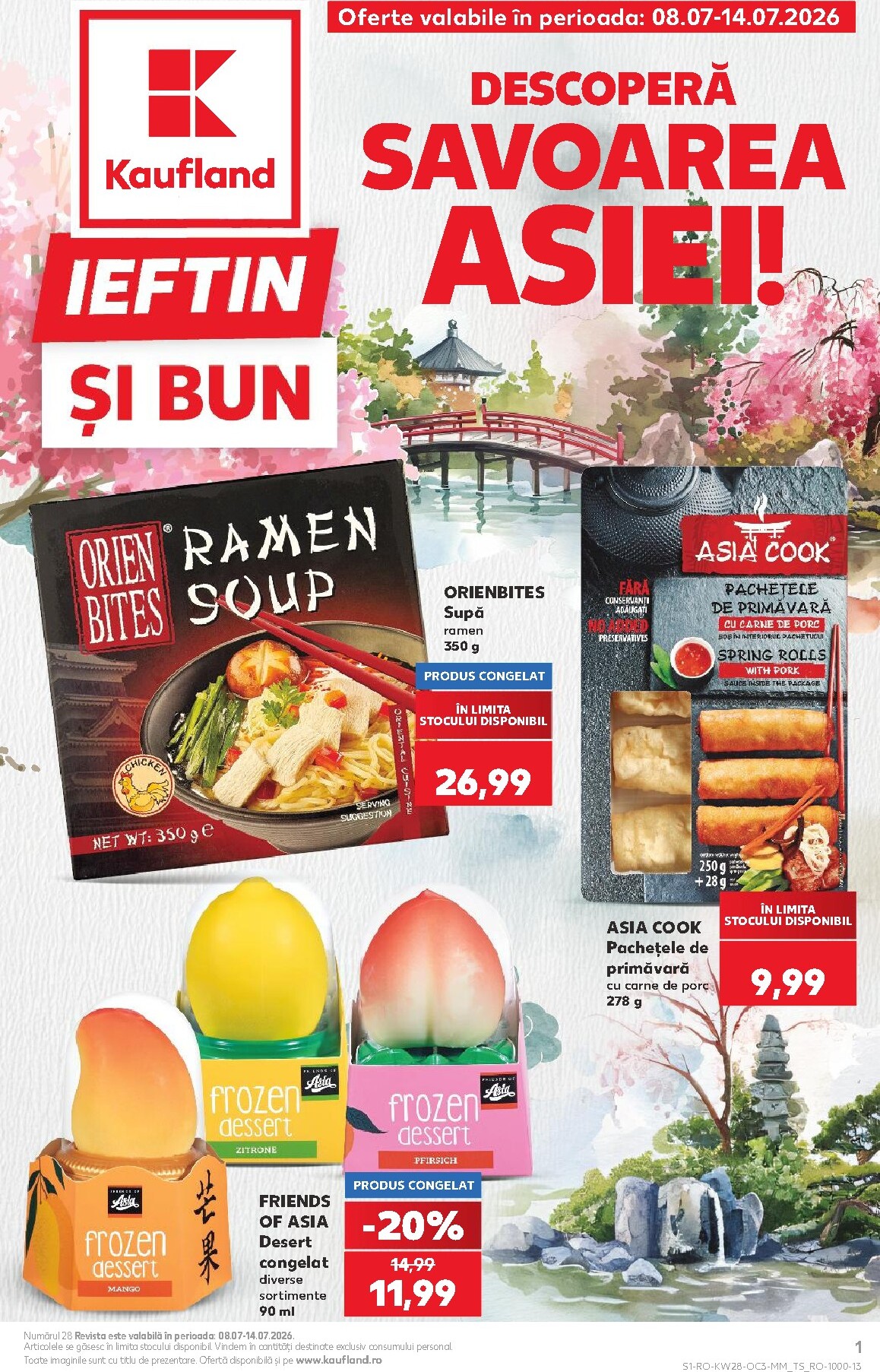 kaufland - Kaufland pliante pentru săptămâna viitoare de la miercuri 08.07.2026 până la marți 14.07.2026