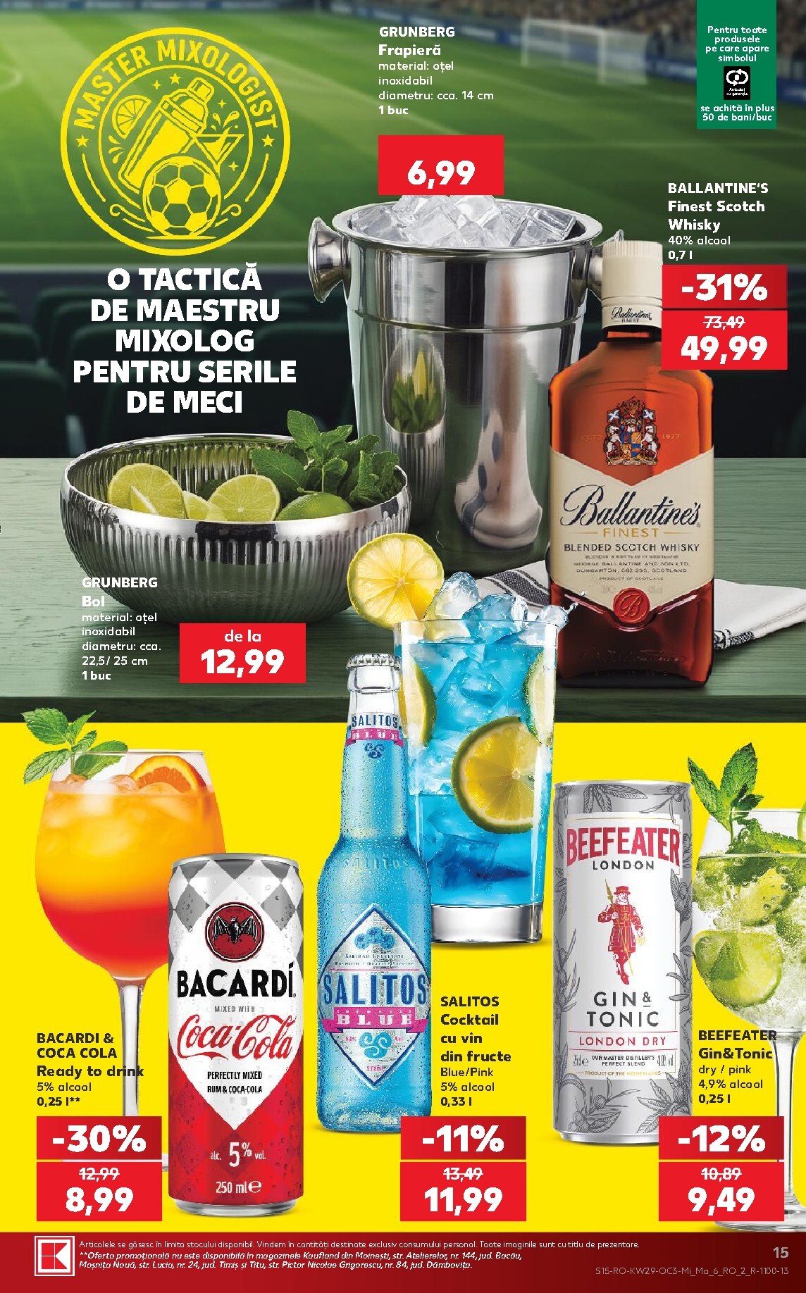 kaufland - Pliantele viitoare Kaufland - Ieftin si bun valabil de la miercuri 15.07.2026 până la marți 21.07.2026 - page: 15
