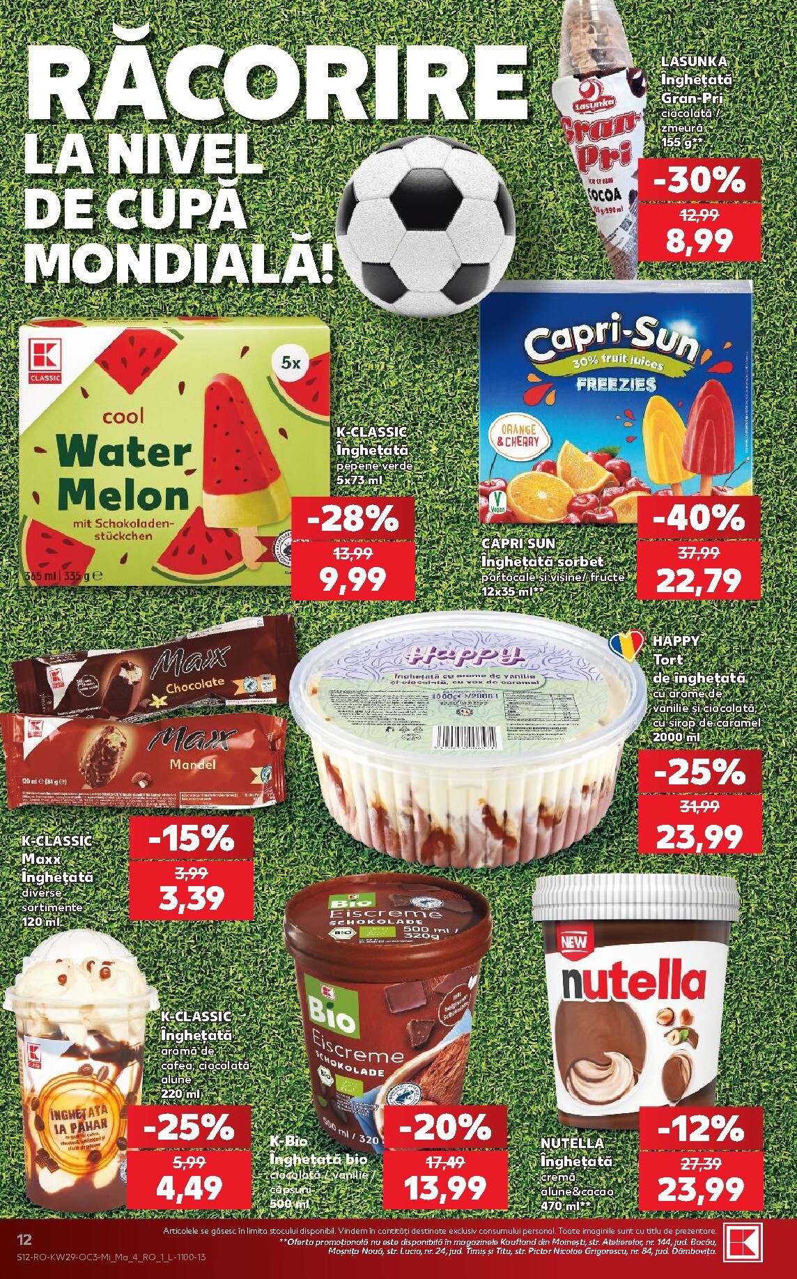 kaufland - Pliantele viitoare Kaufland - Ieftin si bun valabil de la miercuri 15.07.2026 până la marți 21.07.2026 - page: 12