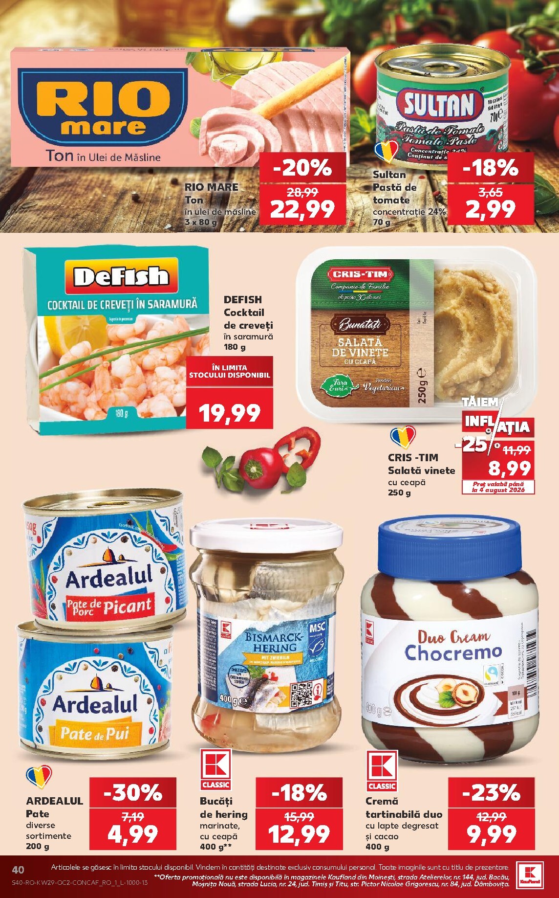 kaufland - Pliantele viitoare Kaufland valabil de la miercuri 15.07.2026 până la marți 21.07.2026 - page: 40