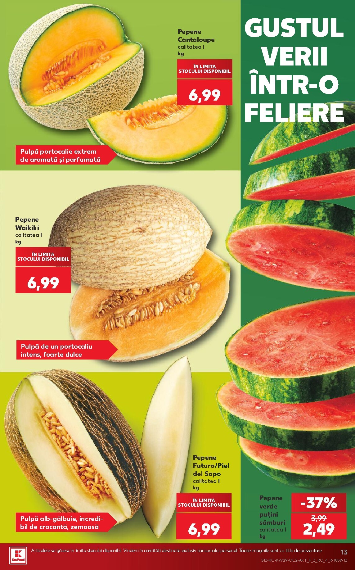 kaufland - Pliantele viitoare Kaufland valabil de la miercuri 15.07.2026 până la marți 21.07.2026 - page: 13