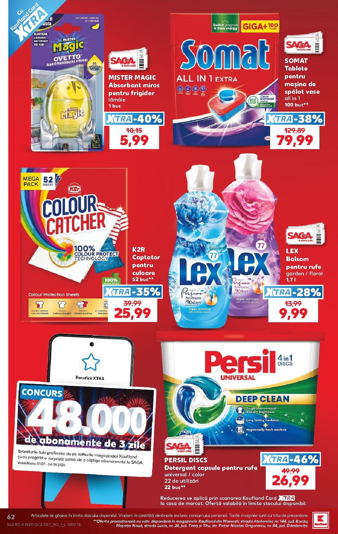 kaufland - Pliantele viitoare Kaufland valabil de la miercuri 15.07.2026 până la marți 21.07.2026 - page: 62