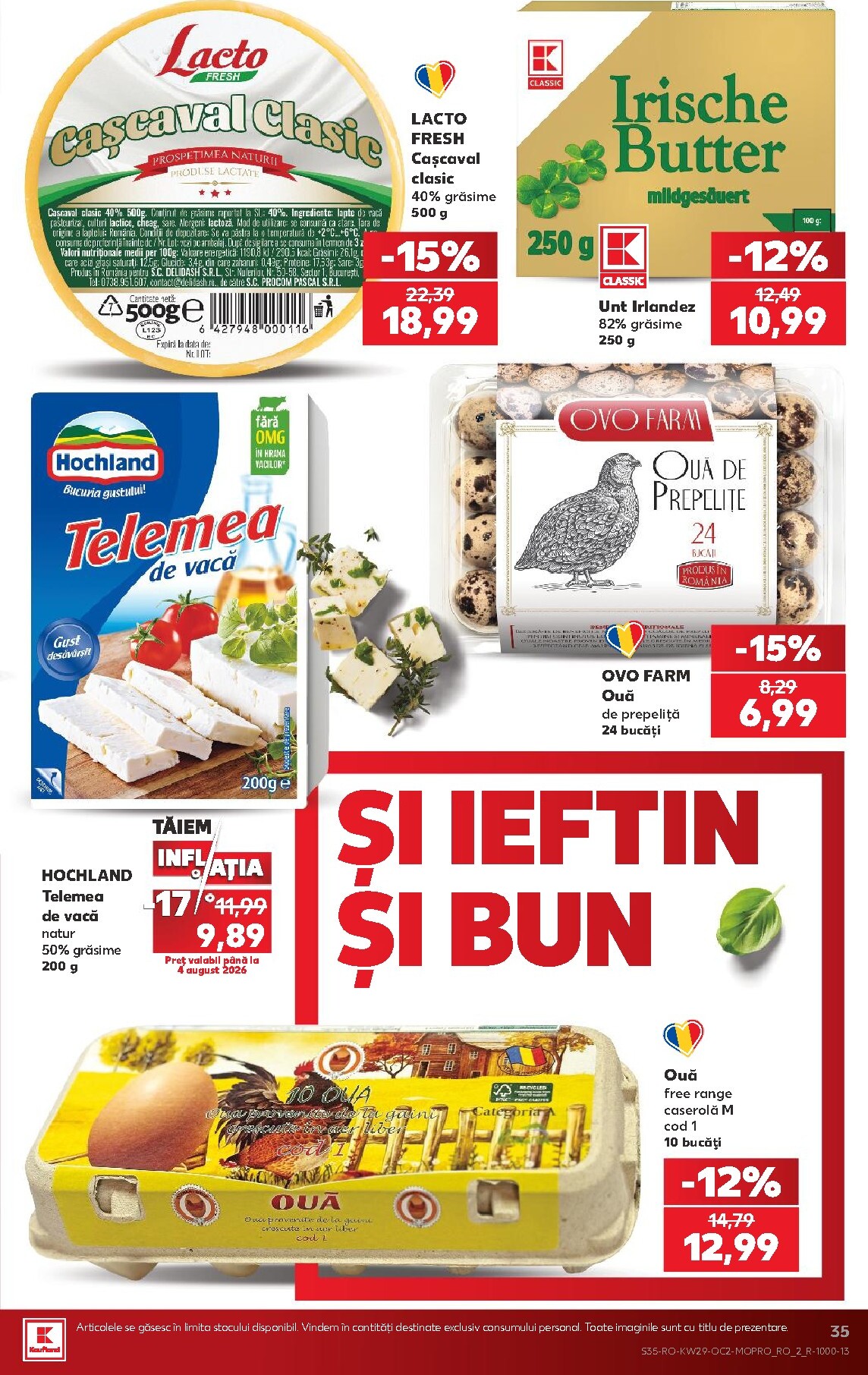 kaufland - Pliantele viitoare Kaufland valabil de la miercuri 15.07.2026 până la marți 21.07.2026 - page: 35