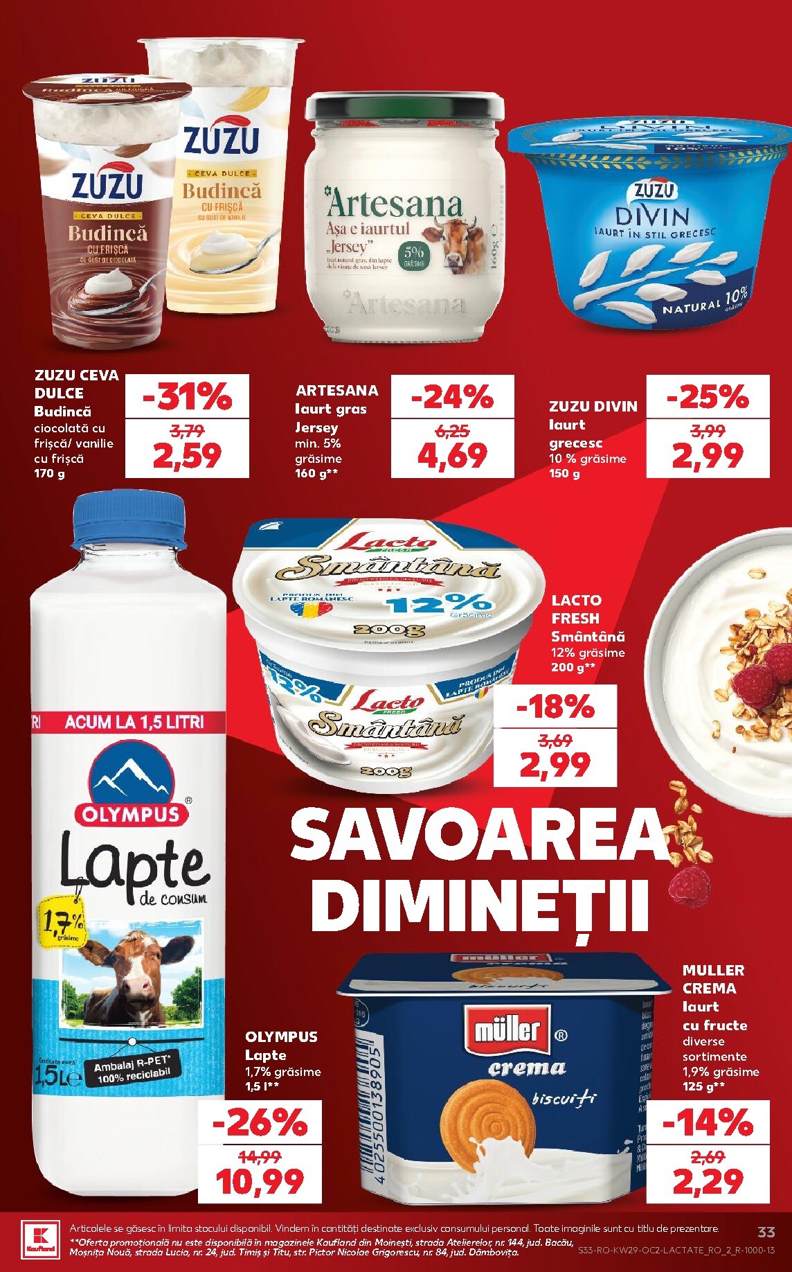 kaufland - Pliantele viitoare Kaufland valabil de la miercuri 15.07.2026 până la marți 21.07.2026 - page: 33