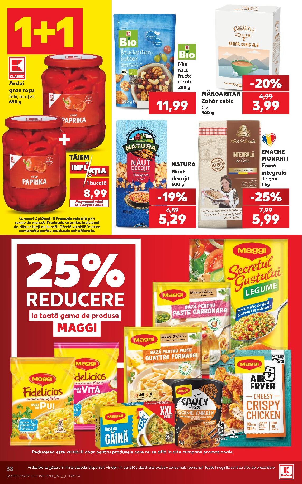 kaufland - Pliantele viitoare Kaufland valabil de la miercuri 15.07.2026 până la marți 21.07.2026 - page: 38