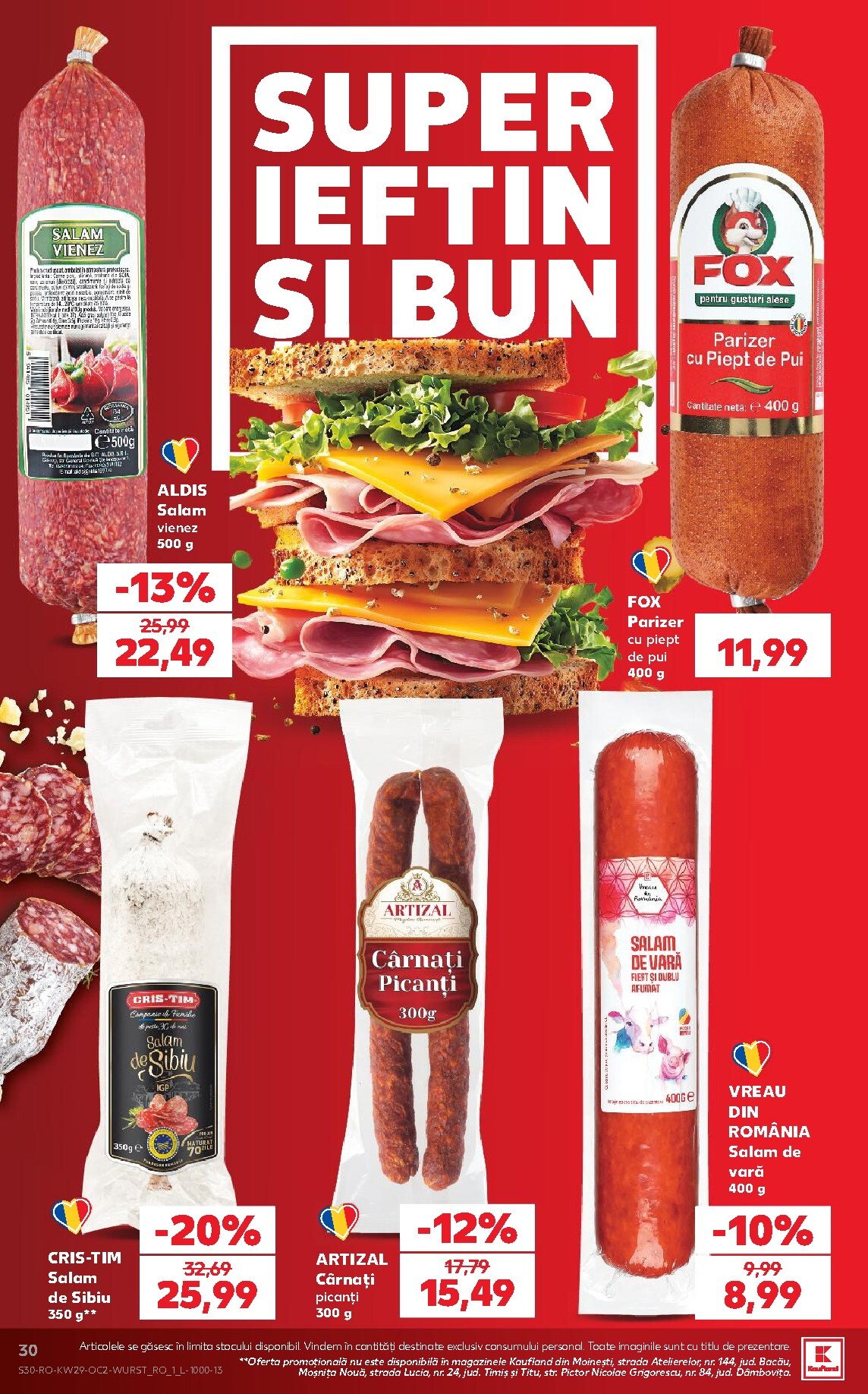 kaufland - Pliantele viitoare Kaufland valabil de la miercuri 15.07.2026 până la marți 21.07.2026 - page: 30