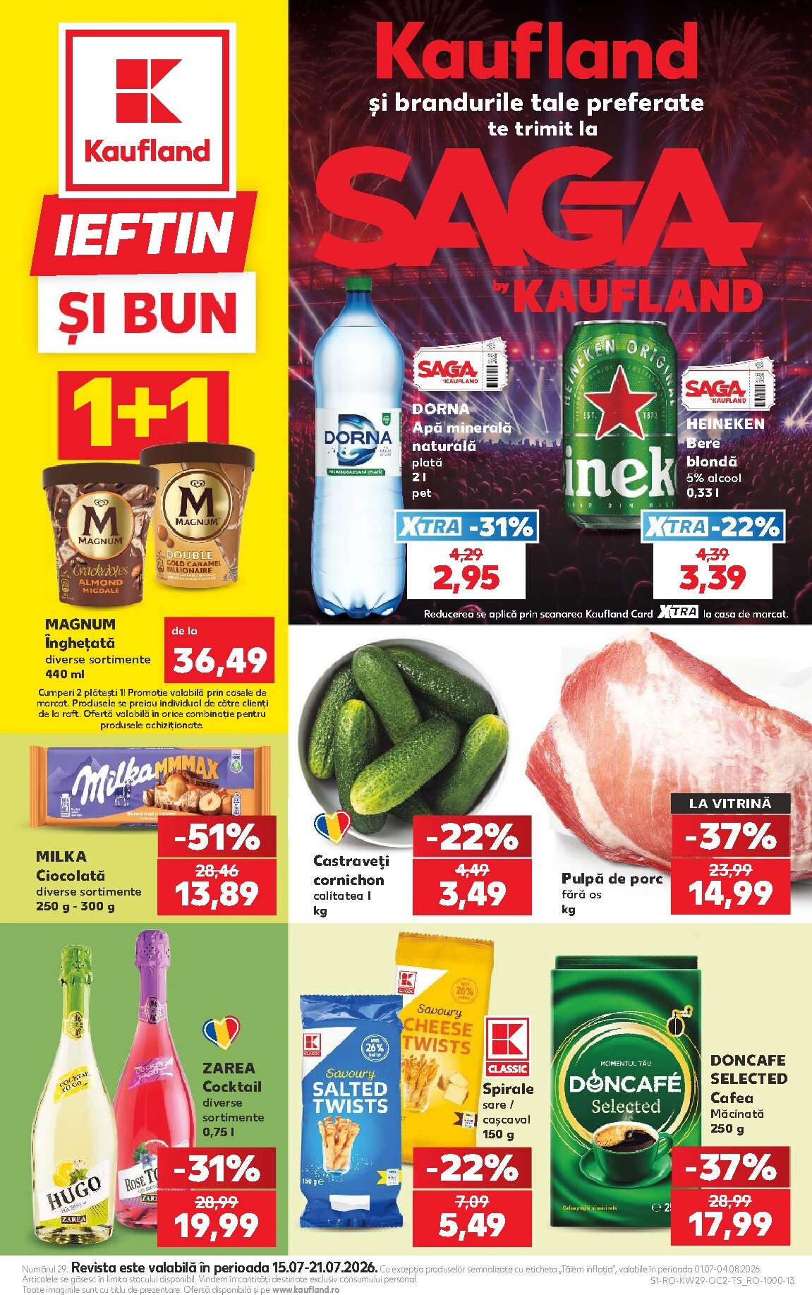 kaufland - Pliantele viitoare Kaufland valabil de la miercuri 15.07.2026 până la marți 21.07.2026