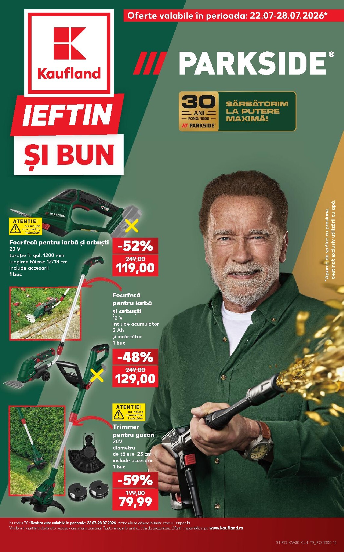 kaufland - Pliantele viitoare Kaufland valabil de la miercuri 22.07.2026 până la marți 28.07.2026