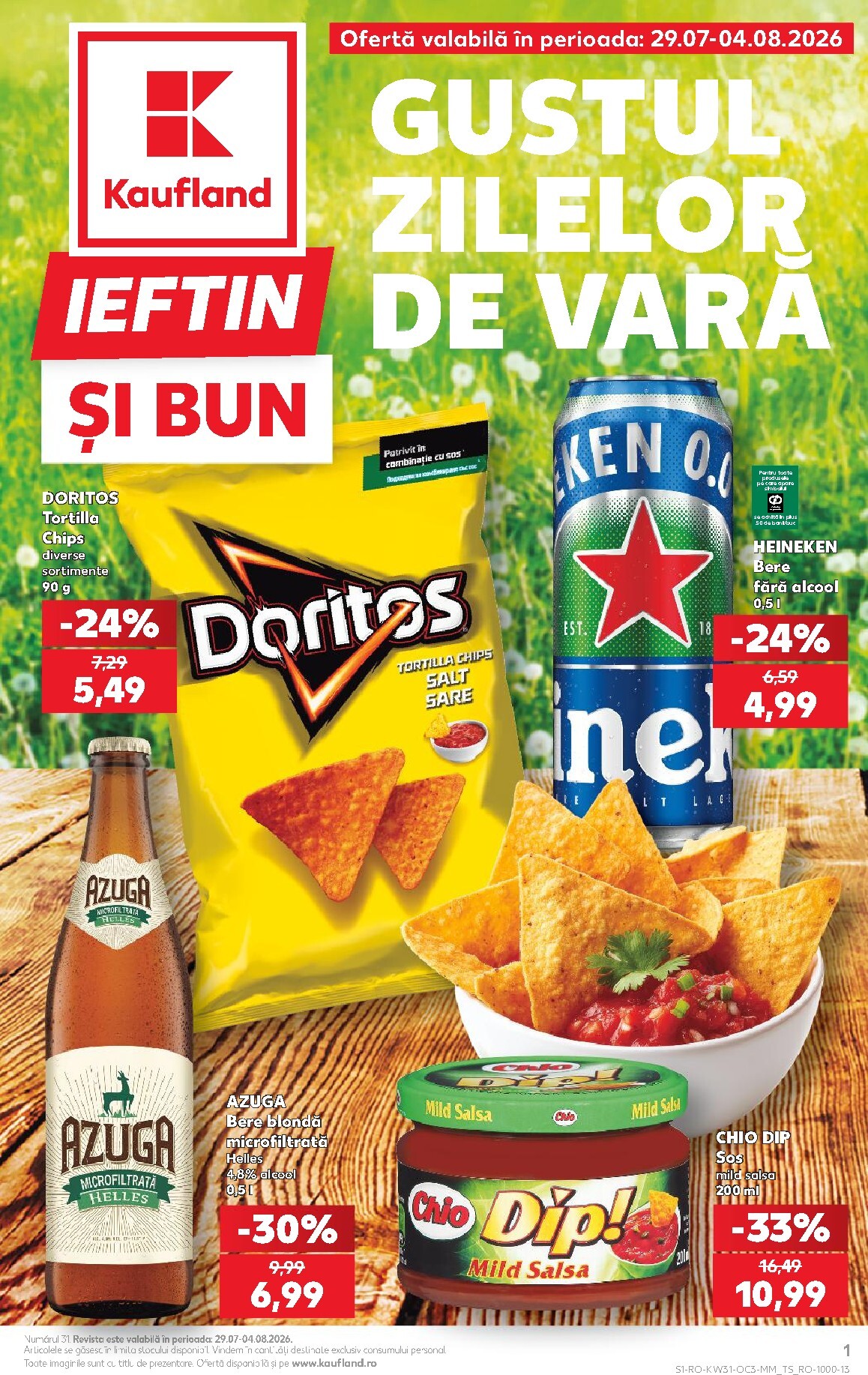kaufland - Kaufland pliante pentru săptămâna viitoare de la miercuri 29.07.2026 până la marți 04.08.2026