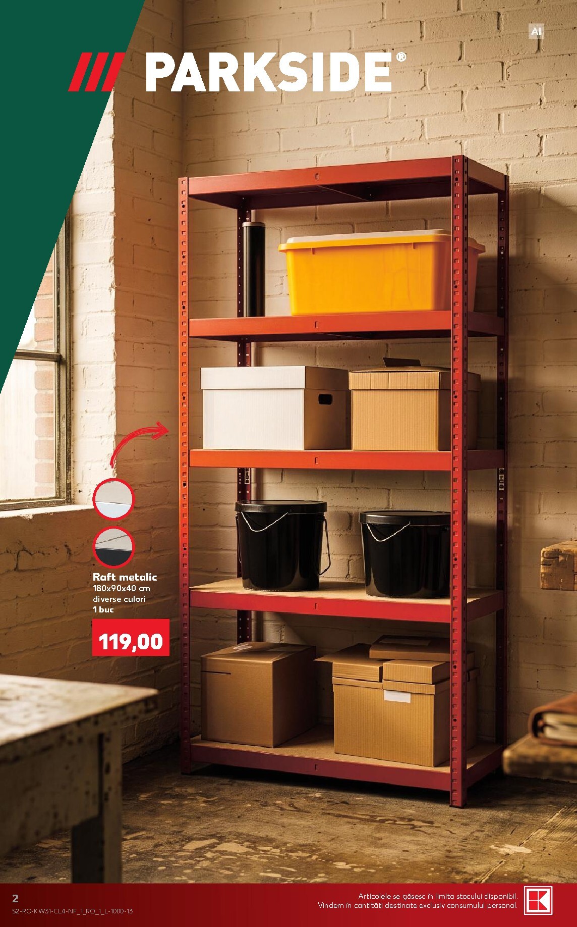 kaufland - Kaufland - Parkside pliante pentru săptămâna viitoare de la miercuri 29.07.2026 până la marți 04.08.2026 - page: 2