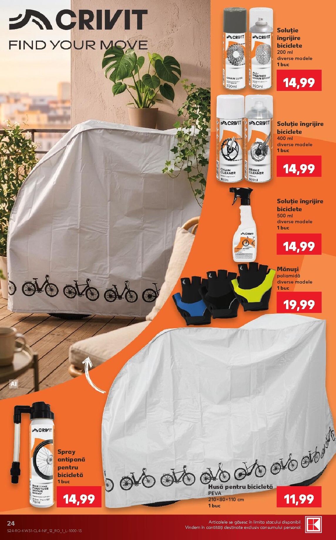kaufland - Kaufland - Parkside pliante pentru săptămâna viitoare de la miercuri 29.07.2026 până la marți 04.08.2026 - page: 24
