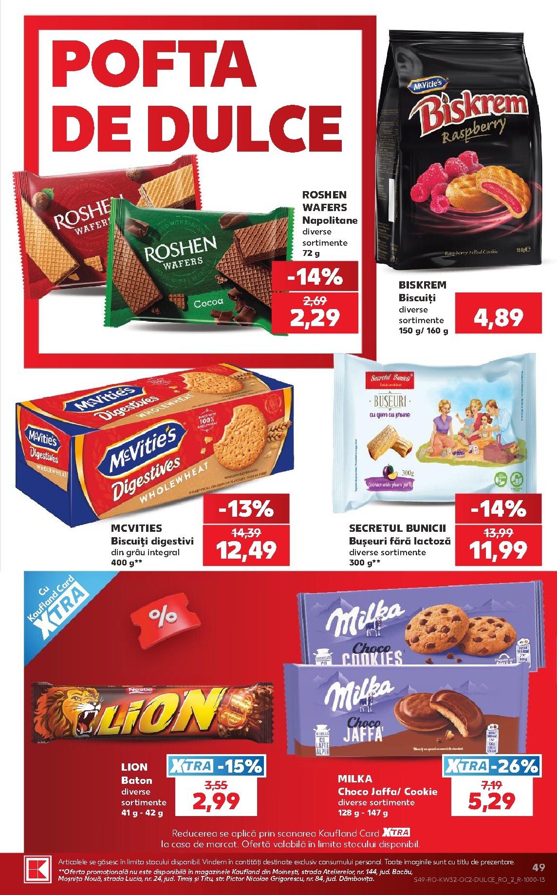 kaufland - Pliantele viitoare Kaufland valabil de la miercuri 05.08.2026 până la marți 11.08.2026 - page: 49