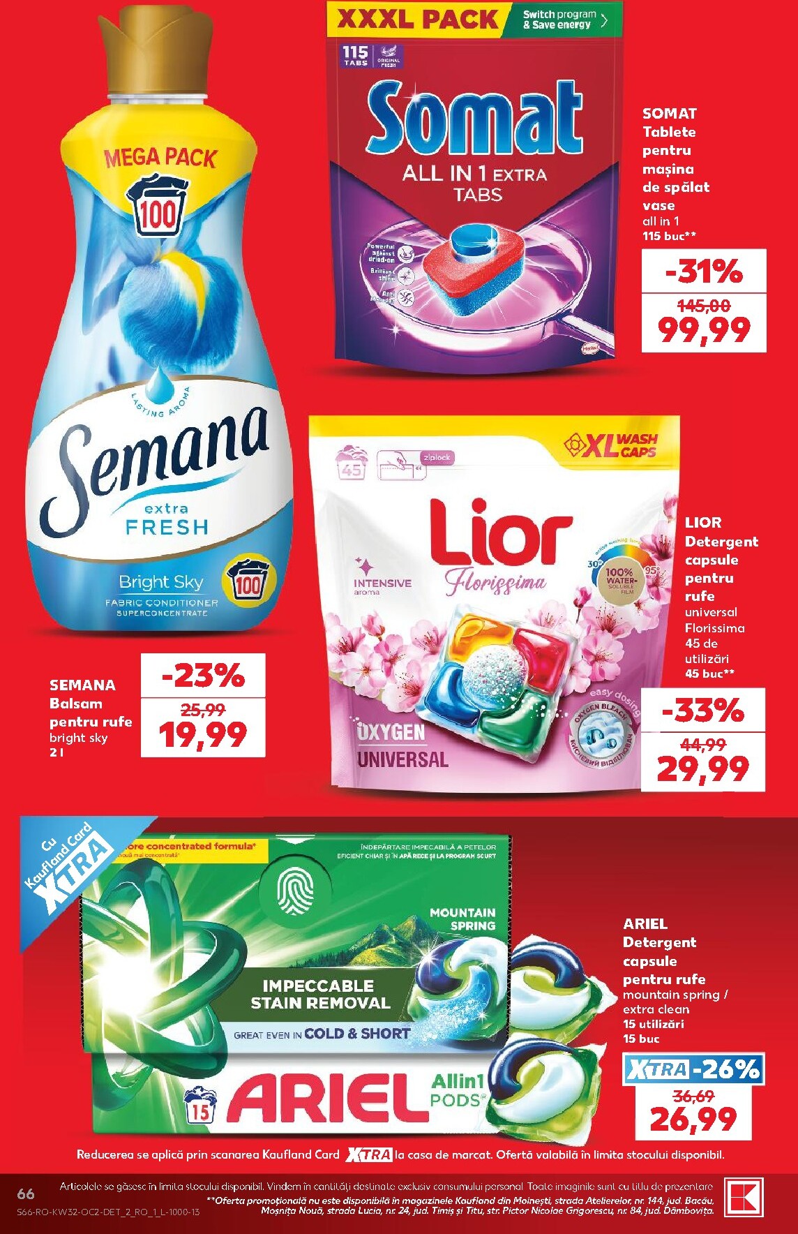 kaufland - Pliantele viitoare Kaufland valabil de la miercuri 05.08.2026 până la marți 11.08.2026 - page: 66