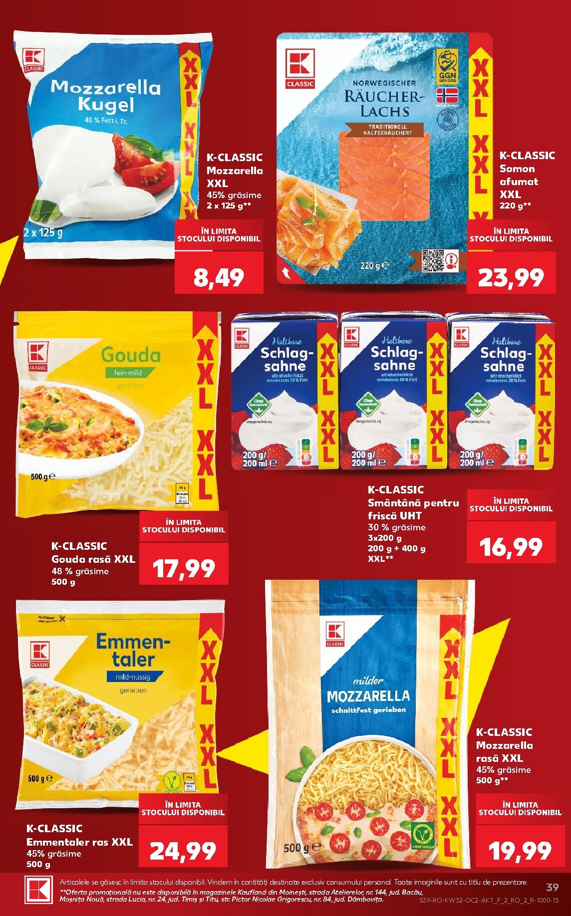 kaufland - Pliantele viitoare Kaufland valabil de la miercuri 05.08.2026 până la marți 11.08.2026 - page: 39