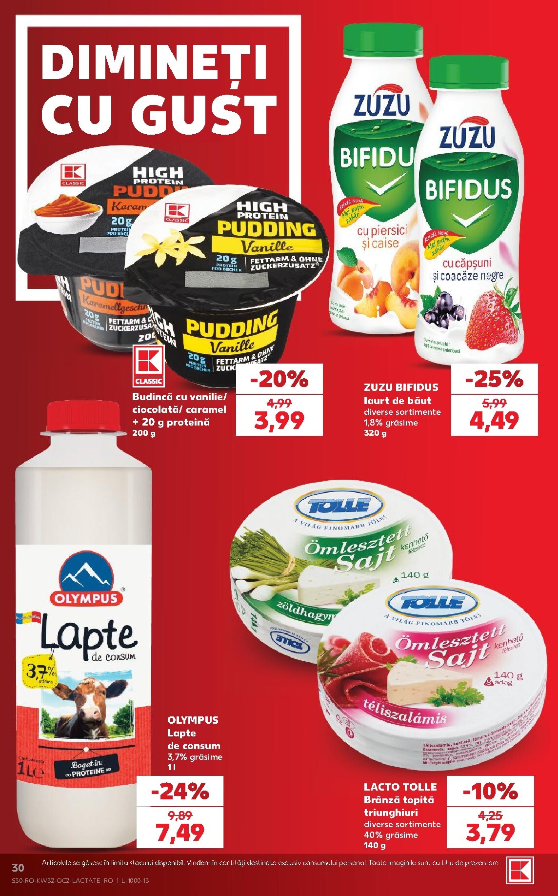 kaufland - Pliantele viitoare Kaufland valabil de la miercuri 05.08.2026 până la marți 11.08.2026 - page: 30