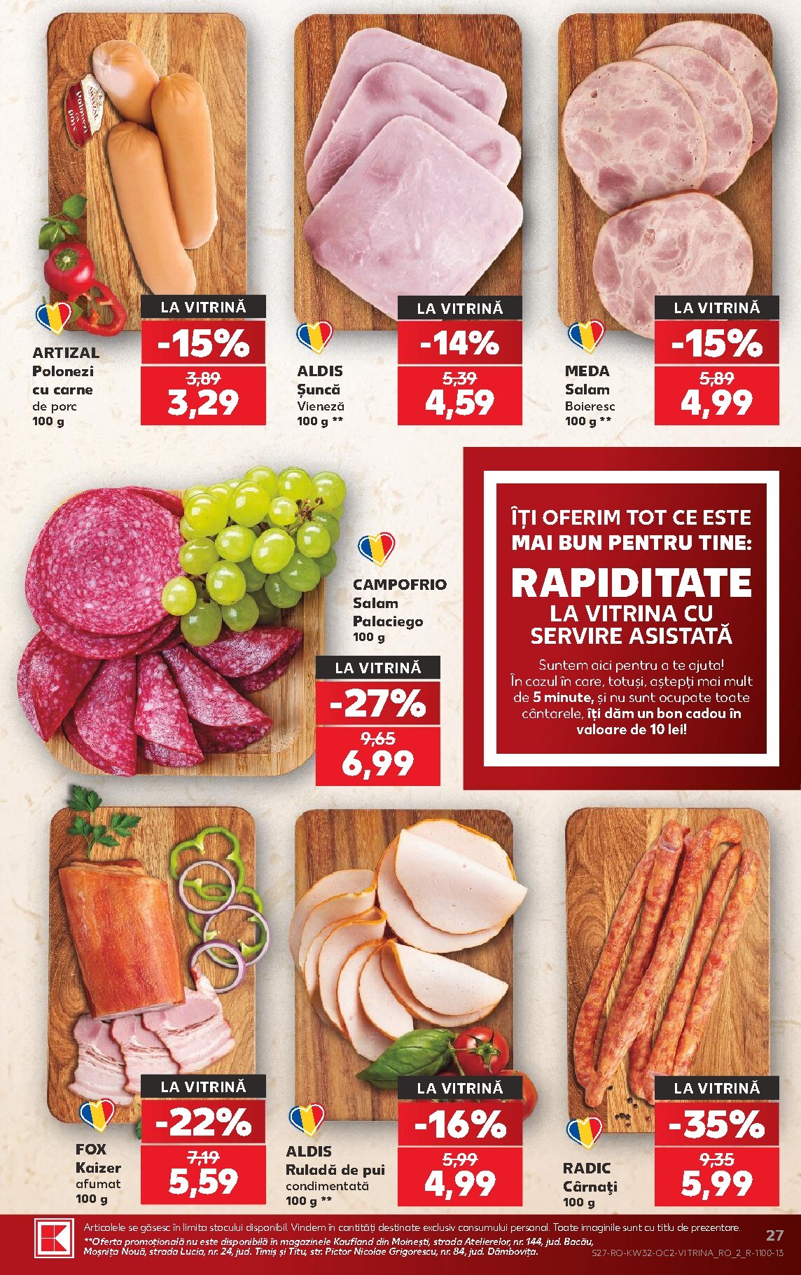 kaufland - Pliantele viitoare Kaufland valabil de la miercuri 05.08.2026 până la marți 11.08.2026 - page: 27