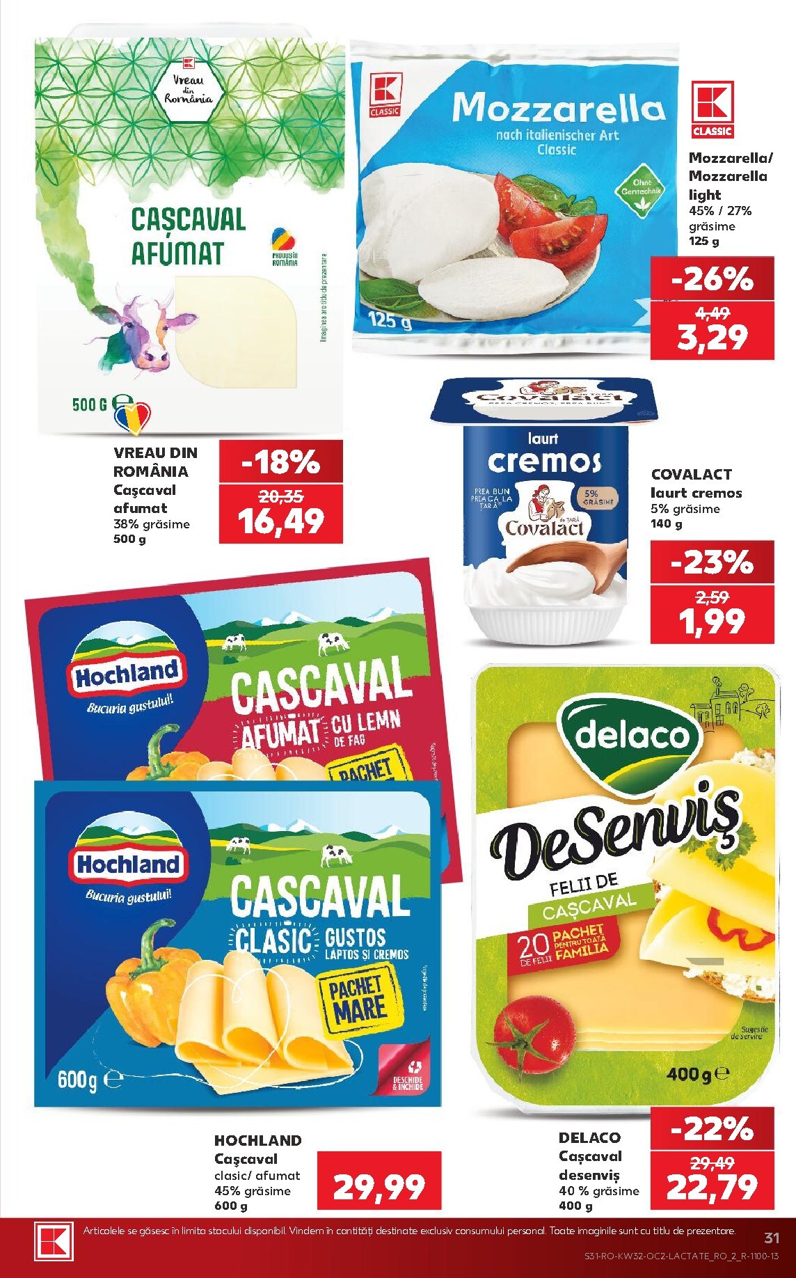 kaufland - Pliantele viitoare Kaufland valabil de la miercuri 05.08.2026 până la marți 11.08.2026 - page: 31