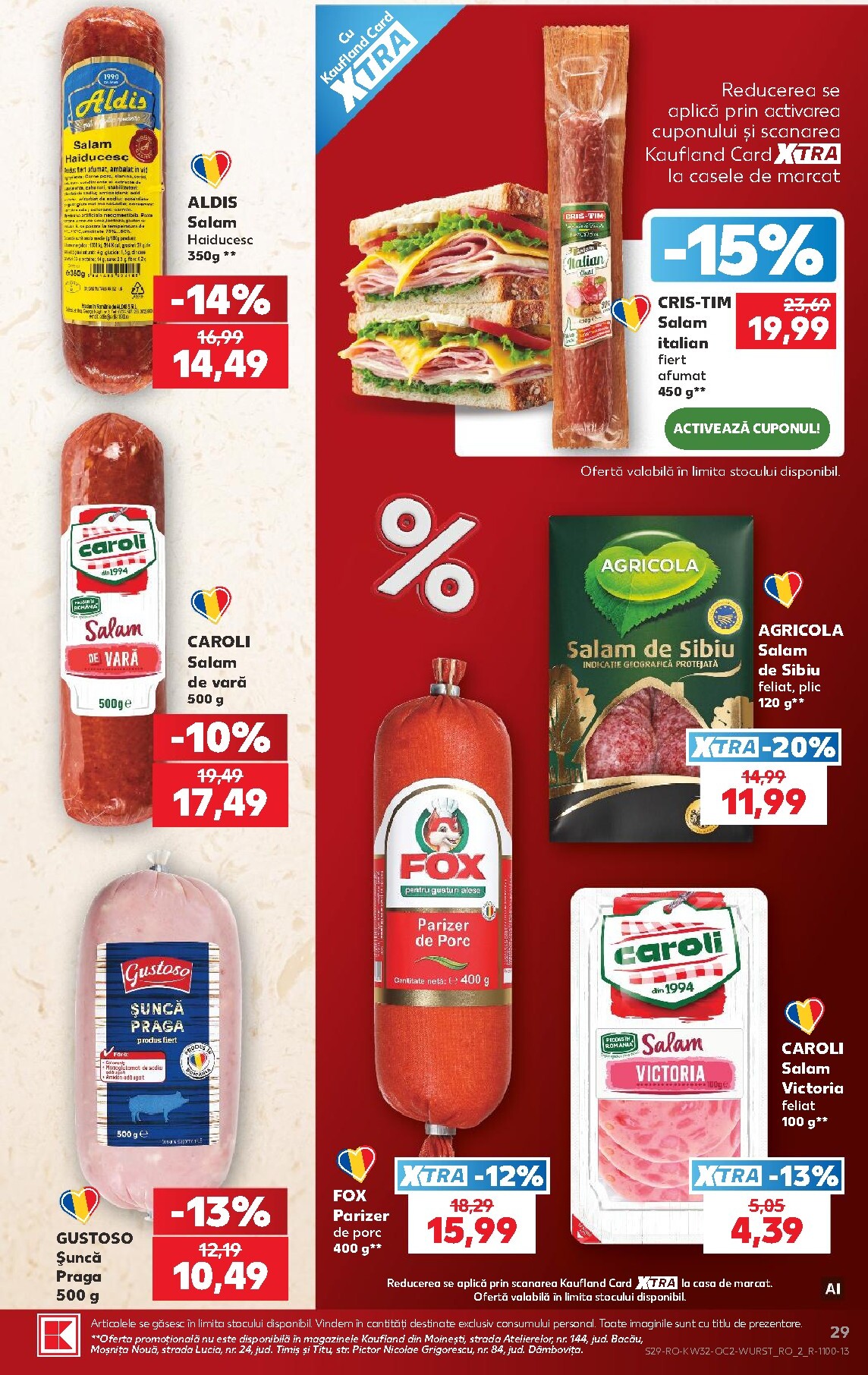 kaufland - Pliantele viitoare Kaufland valabil de la miercuri 05.08.2026 până la marți 11.08.2026 - page: 29