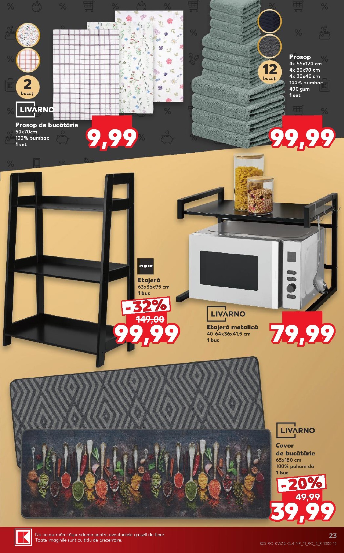 kaufland - Pliantele viitoare Kaufland - Black Friday valabil de la miercuri 05.08.2026 până la marți 11.08.2026 - page: 23