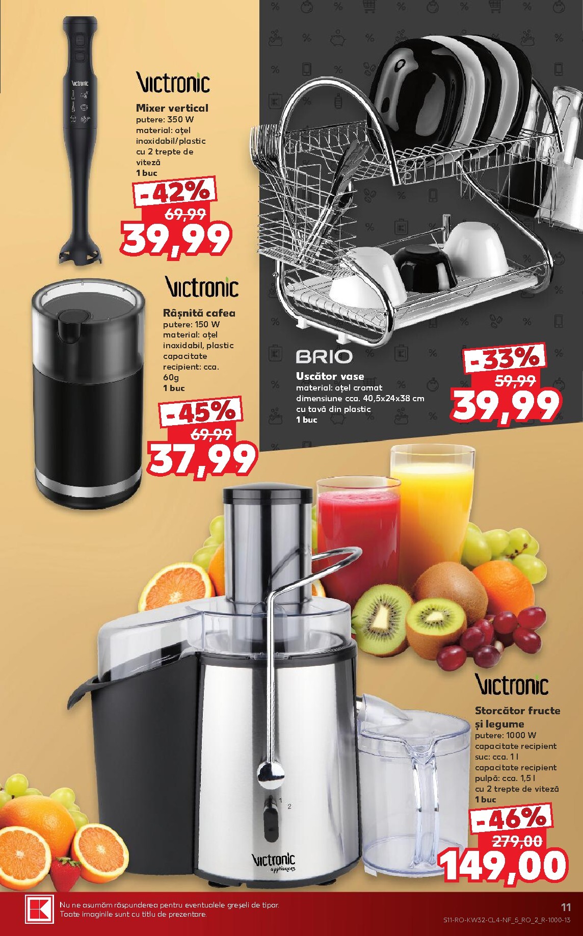 kaufland - Pliantele viitoare Kaufland - Black Friday valabil de la miercuri 05.08.2026 până la marți 11.08.2026 - page: 11