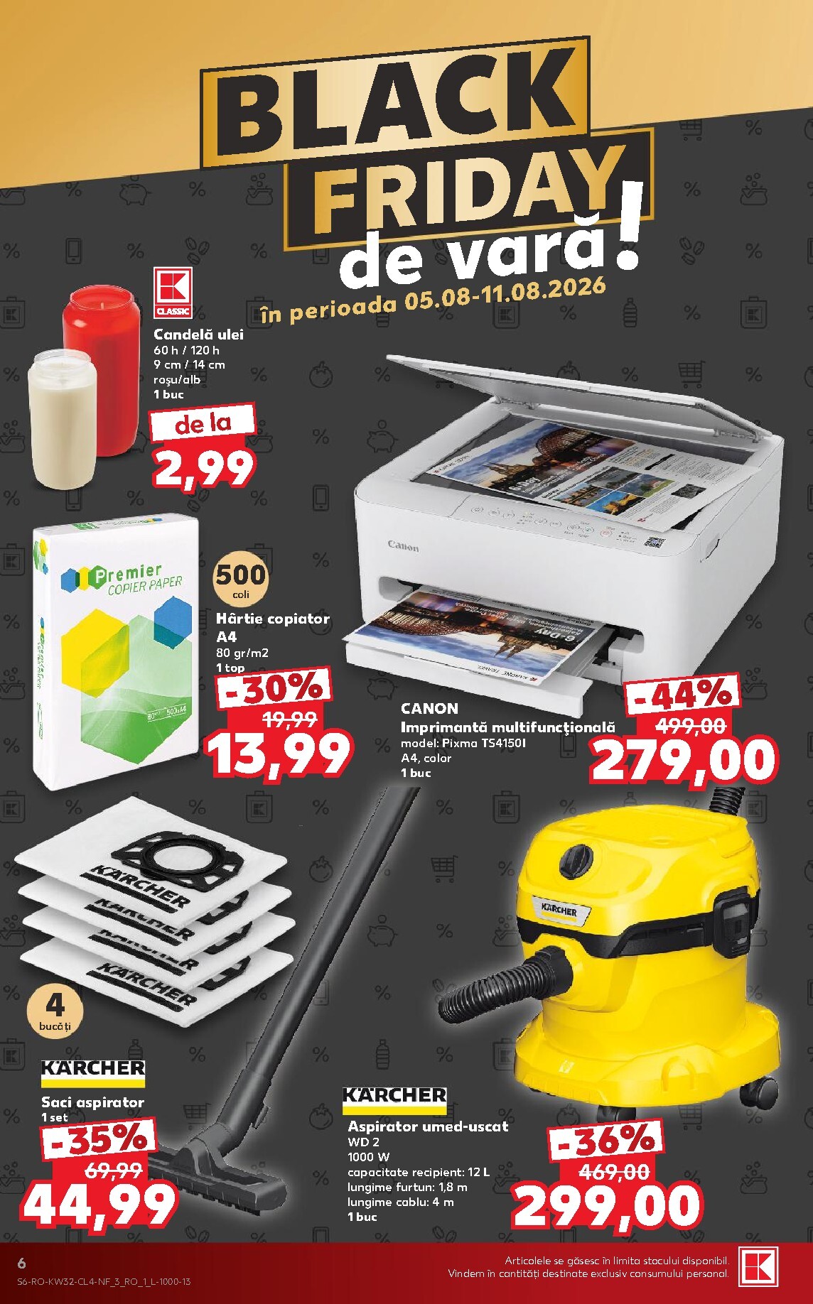 kaufland - Pliantele viitoare Kaufland - Black Friday valabil de la miercuri 05.08.2026 până la marți 11.08.2026 - page: 6