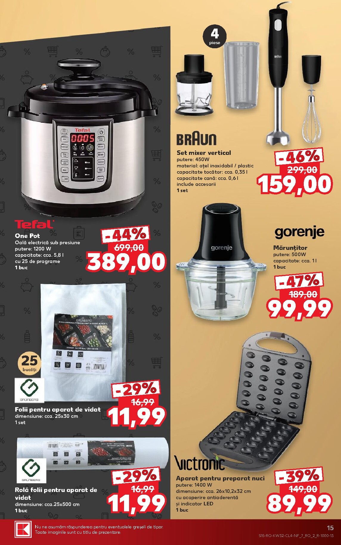 kaufland - Pliantele viitoare Kaufland - Black Friday valabil de la miercuri 05.08.2026 până la marți 11.08.2026 - page: 15