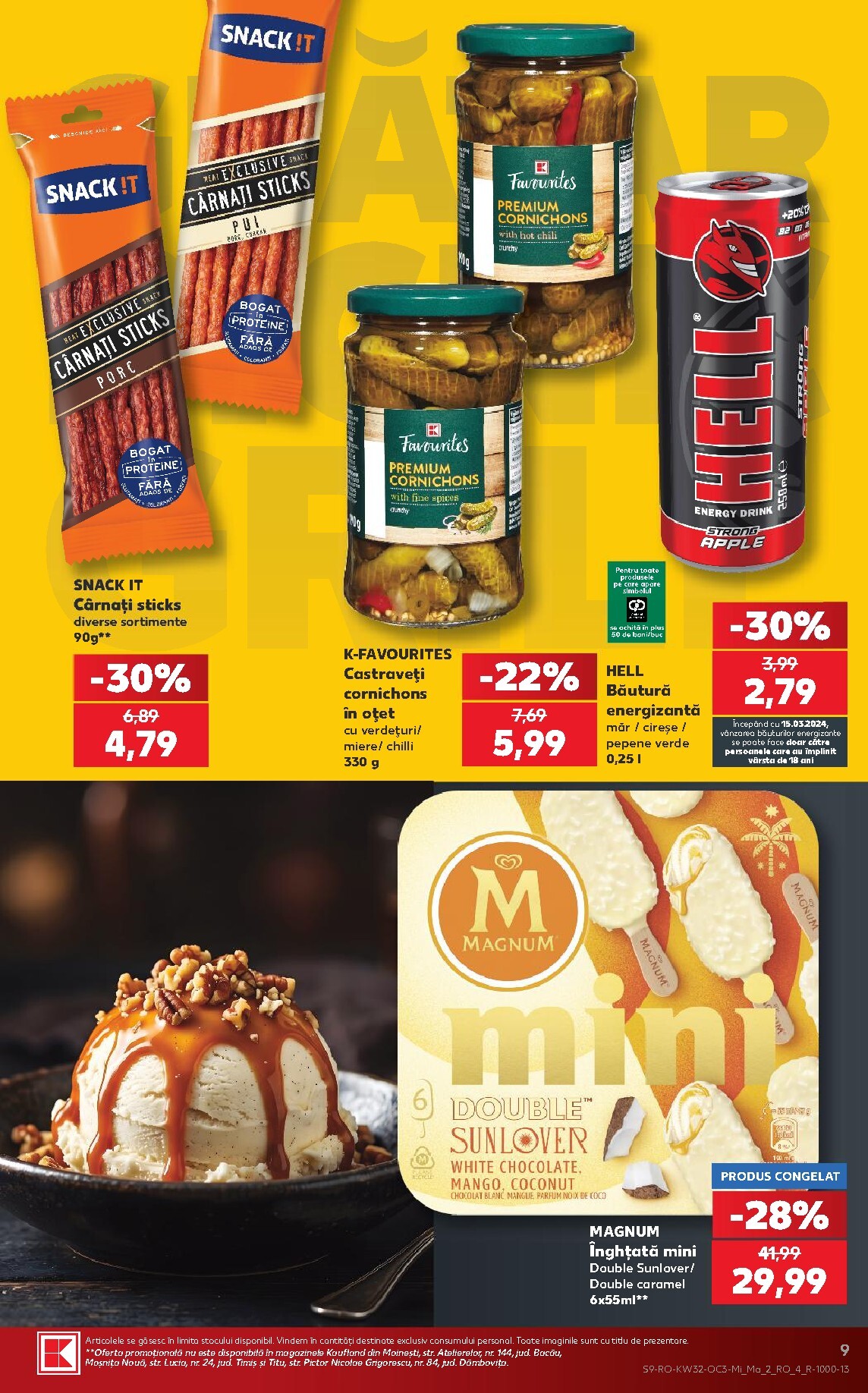 kaufland - Pliantele viitoare Kaufland - Ieftin si bun valabil de la miercuri 05.08.2026 până la marți 11.08.2026 - page: 9