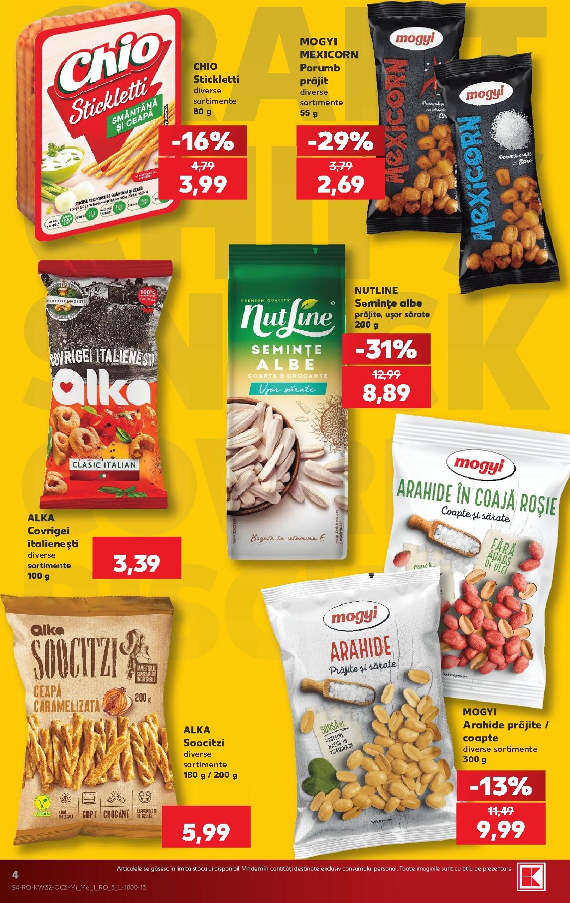 kaufland - Pliantele viitoare Kaufland - Ieftin si bun valabil de la miercuri 05.08.2026 până la marți 11.08.2026 - page: 4