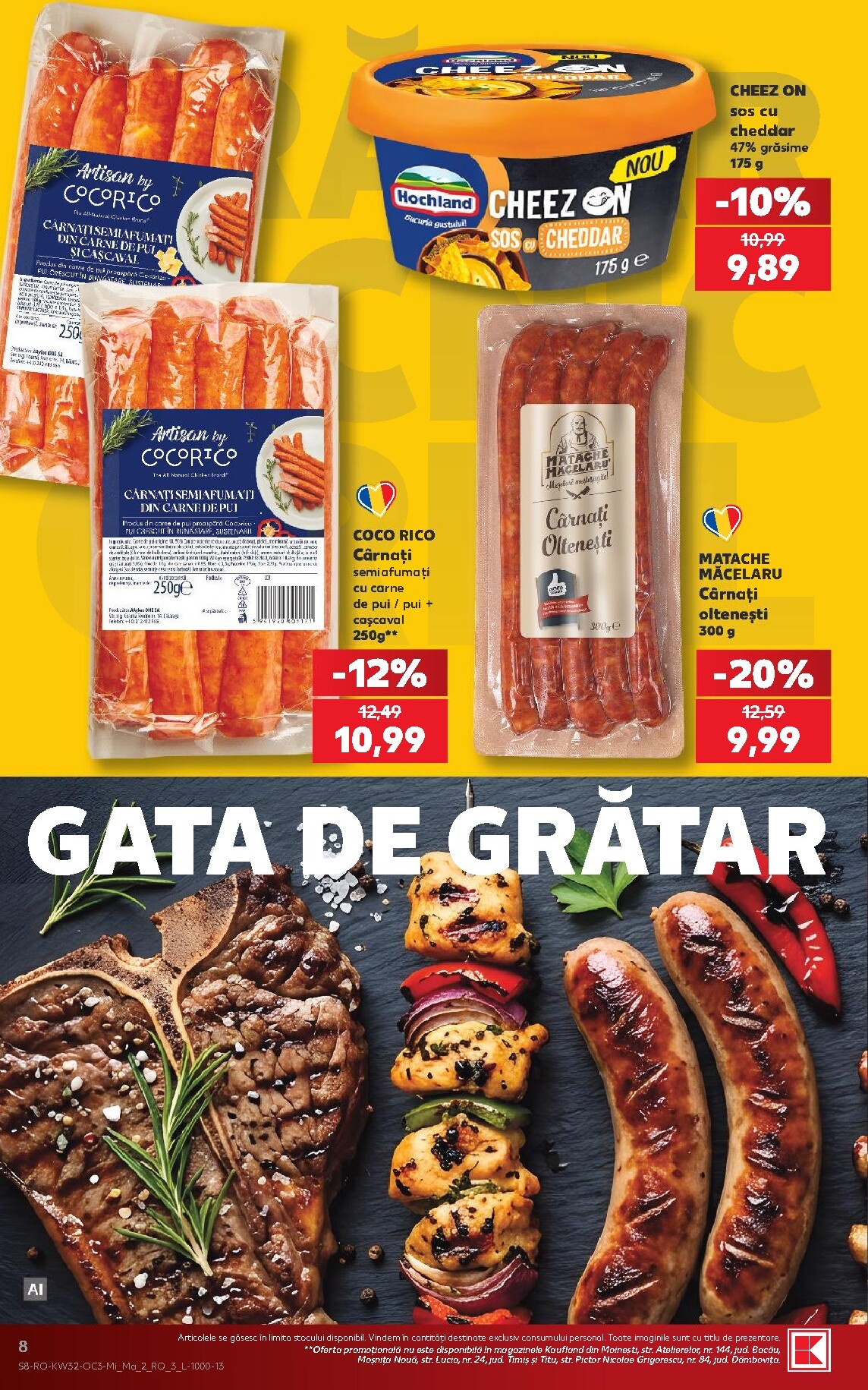 kaufland - Pliantele viitoare Kaufland - Ieftin si bun valabil de la miercuri 05.08.2026 până la marți 11.08.2026 - page: 8