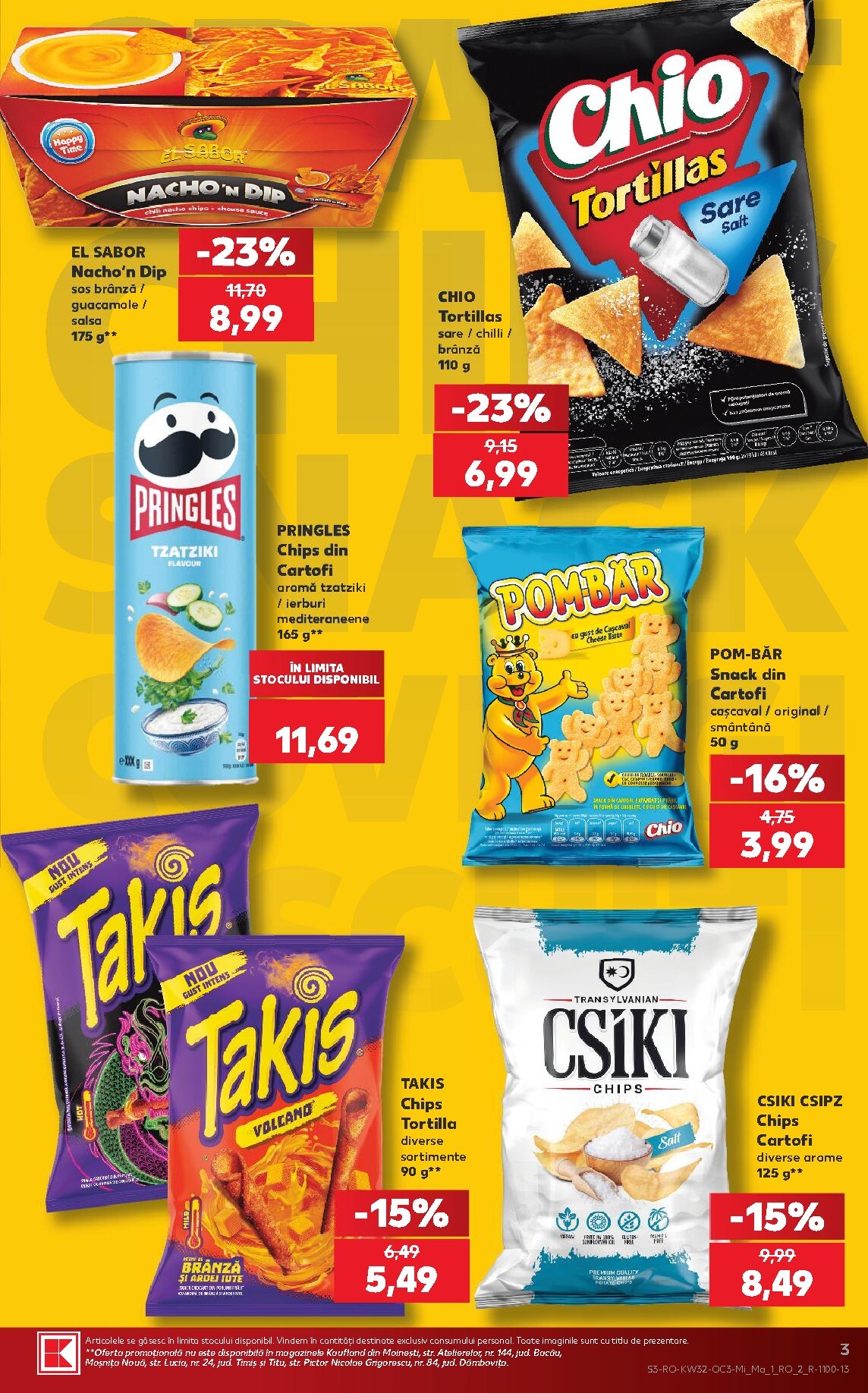 kaufland - Pliantele viitoare Kaufland - Ieftin si bun valabil de la miercuri 05.08.2026 până la marți 11.08.2026 - page: 3