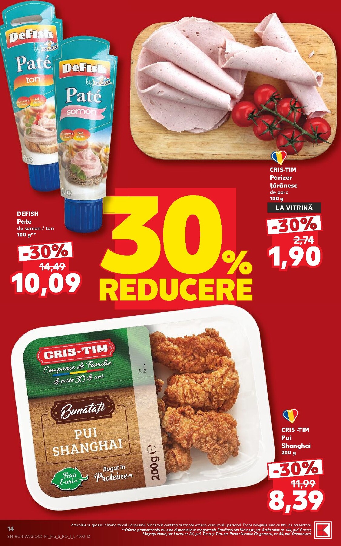 kaufland - Kaufland pliante pentru săptămâna viitoare de la miercuri 12.08.2026 până la marți 18.08.2026 - page: 14