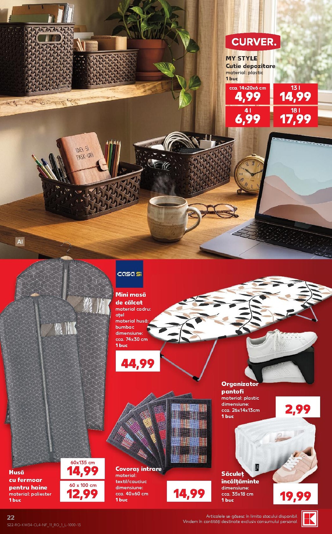 kaufland - Kaufland pliante pentru săptămâna viitoare de la miercuri 19.08.2026 până la marți 25.08.2026 - page: 22