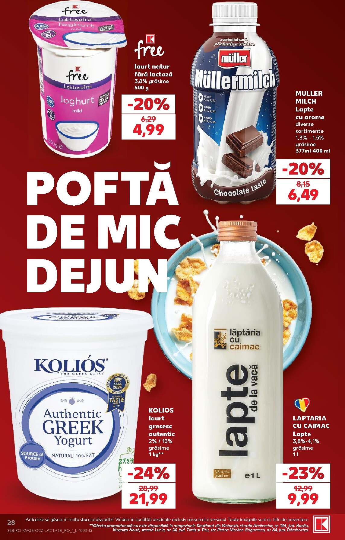 kaufland - Kaufland pliante pentru săptămâna viitoare de la miercuri 16.09.2026 până la marți 22.09.2026 - page: 28