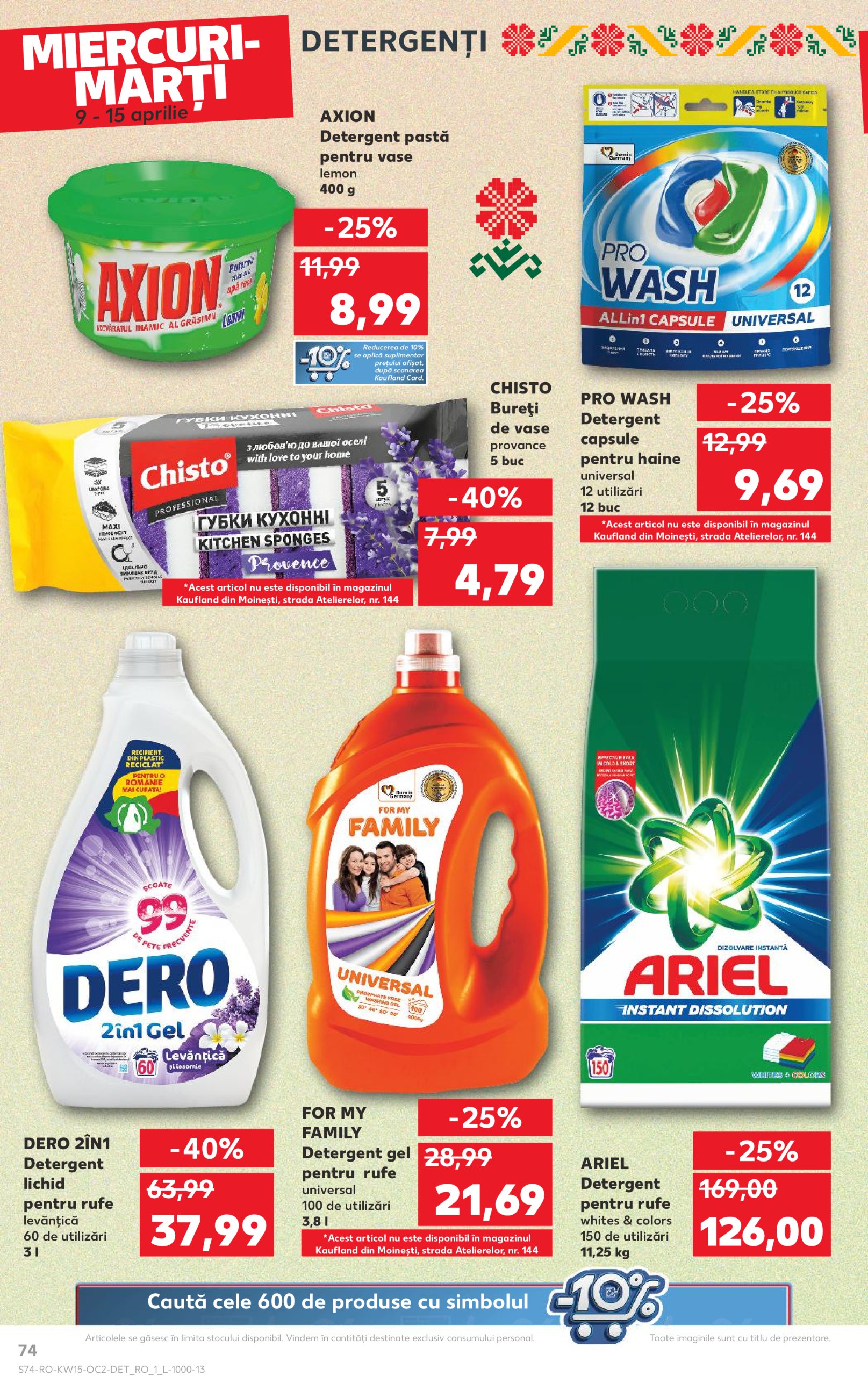 kaufland - Catalog Kaufland valabil din 09.04. - 15.04. - page: 74 kaufland - Catalog Kaufland valabil din 09.04. - 15.04. - page: 74