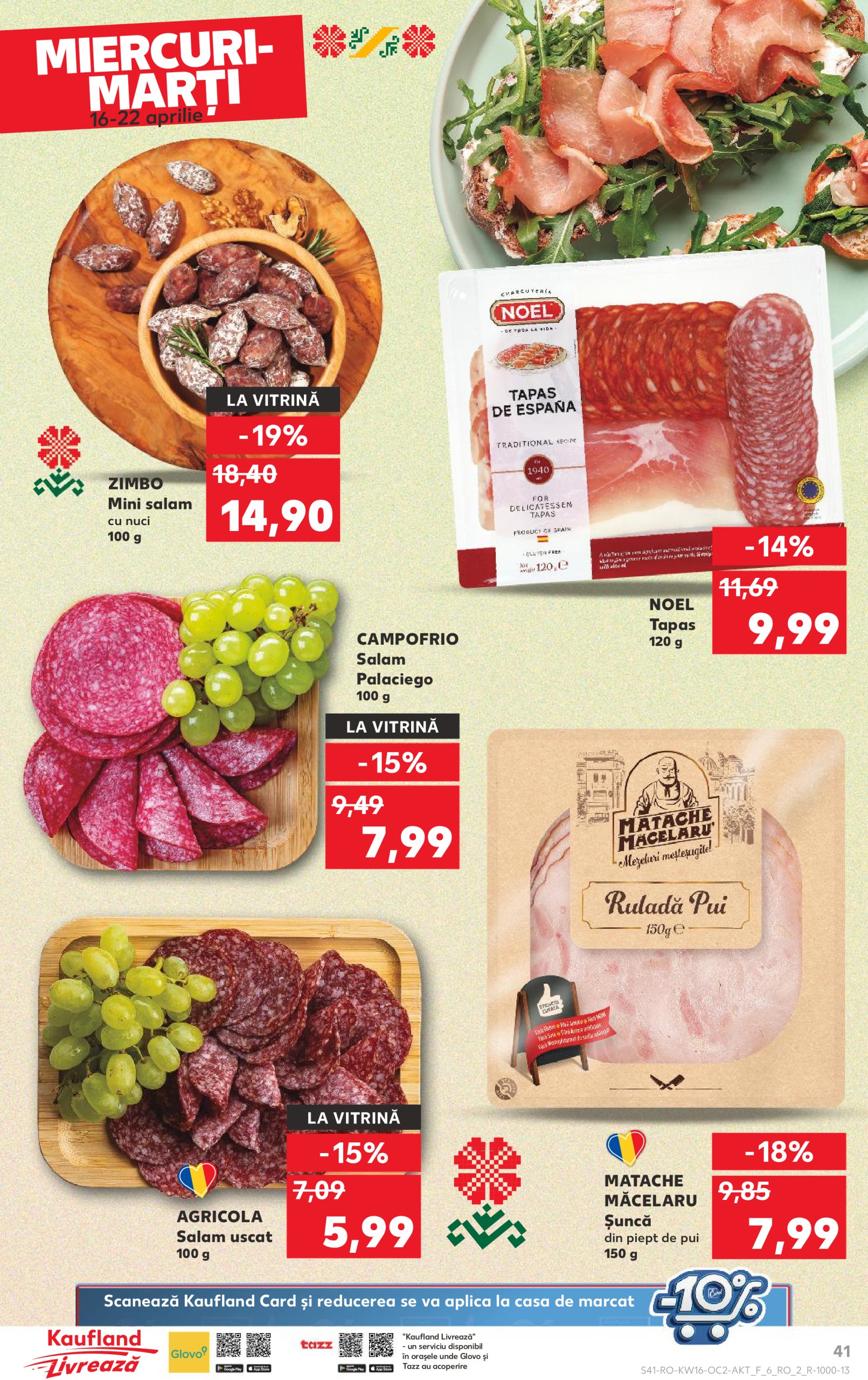 kaufland - Catalog Kaufland valabil din 16.04. - 22.04. - page: 41 kaufland - Catalog Kaufland valabil din 16.04. - 22.04. - page: 41