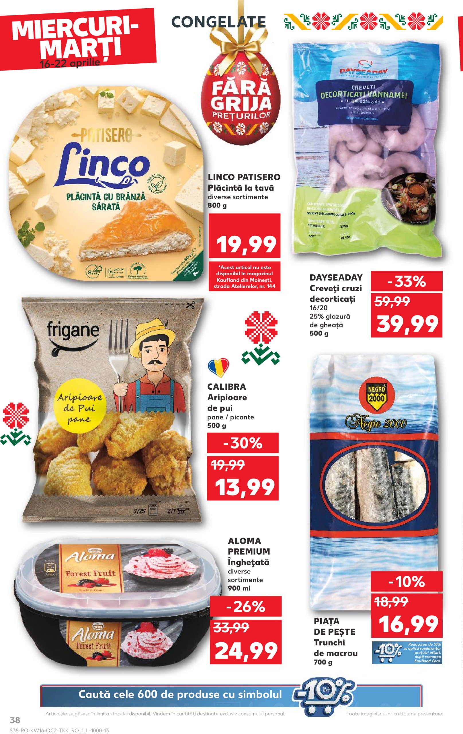 kaufland - Catalog Kaufland valabil din 16.04. - 22.04. - page: 38 kaufland - Catalog Kaufland valabil din 16.04. - 22.04. - page: 38