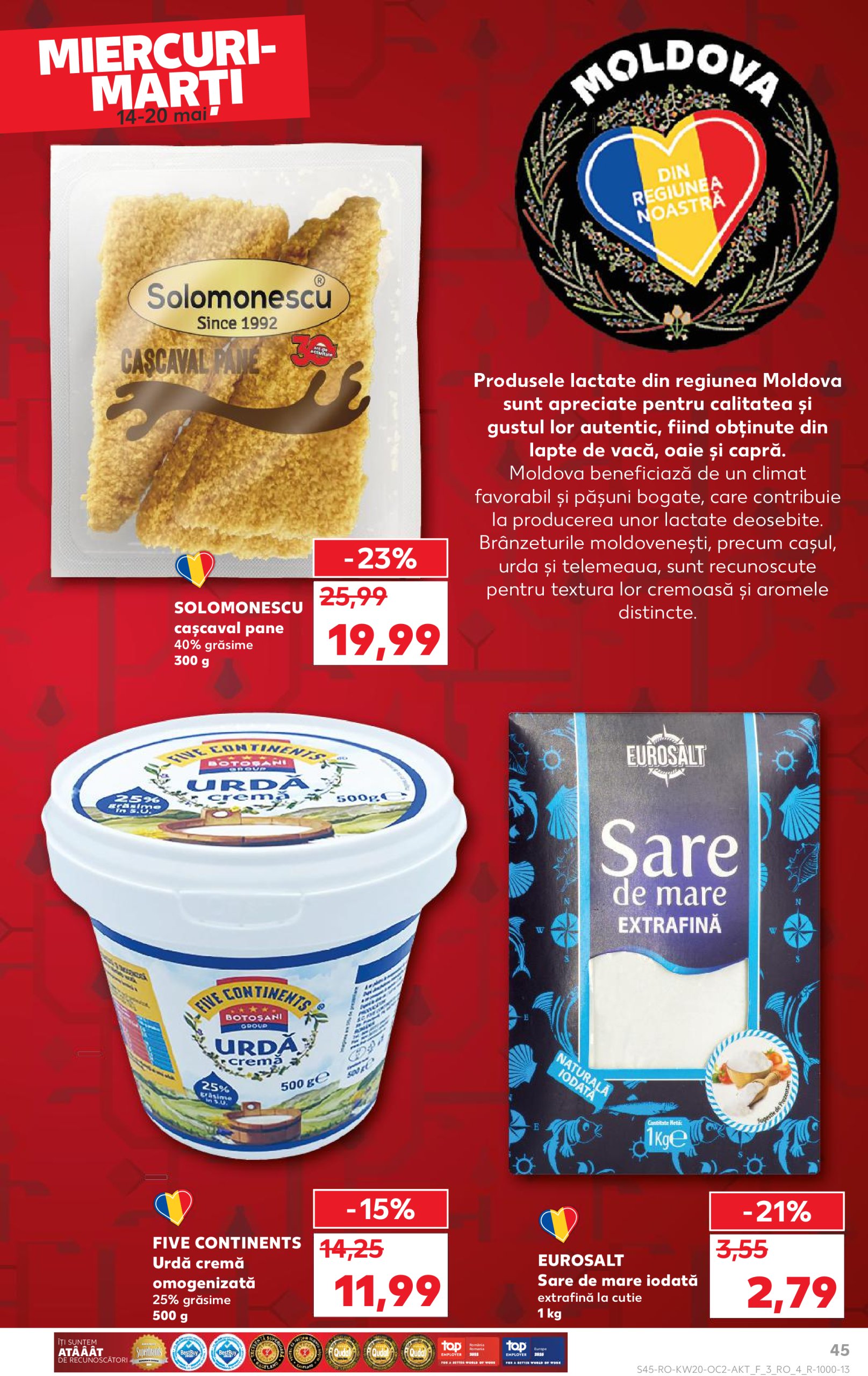 kaufland - Catalog Kaufland valabil din 14.05. - 20.05. - page: 45 kaufland - Catalog Kaufland valabil din 14.05. - 20.05. - page: 45