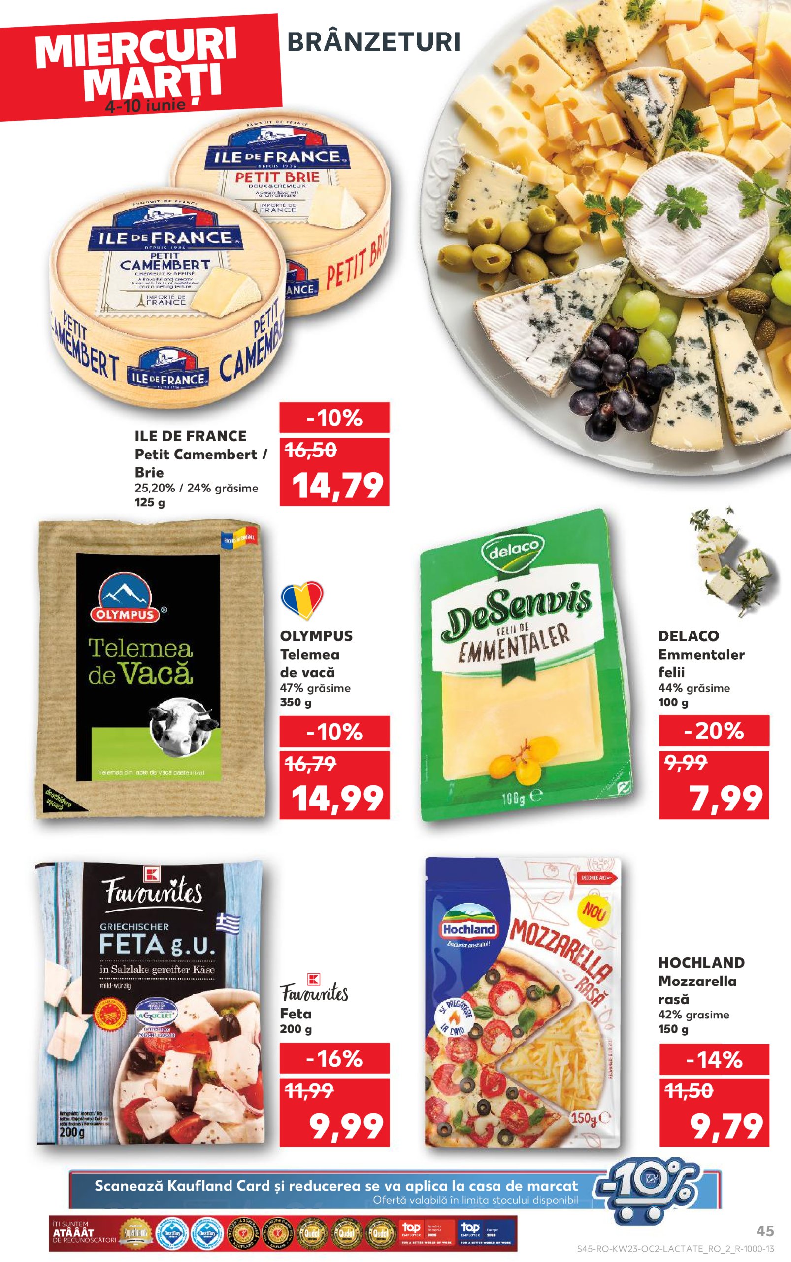 kaufland - Catalog Kaufland valabil din 04.06. - 10.06. - page: 45 kaufland - Catalog Kaufland valabil din 04.06. - 10.06. - page: 45