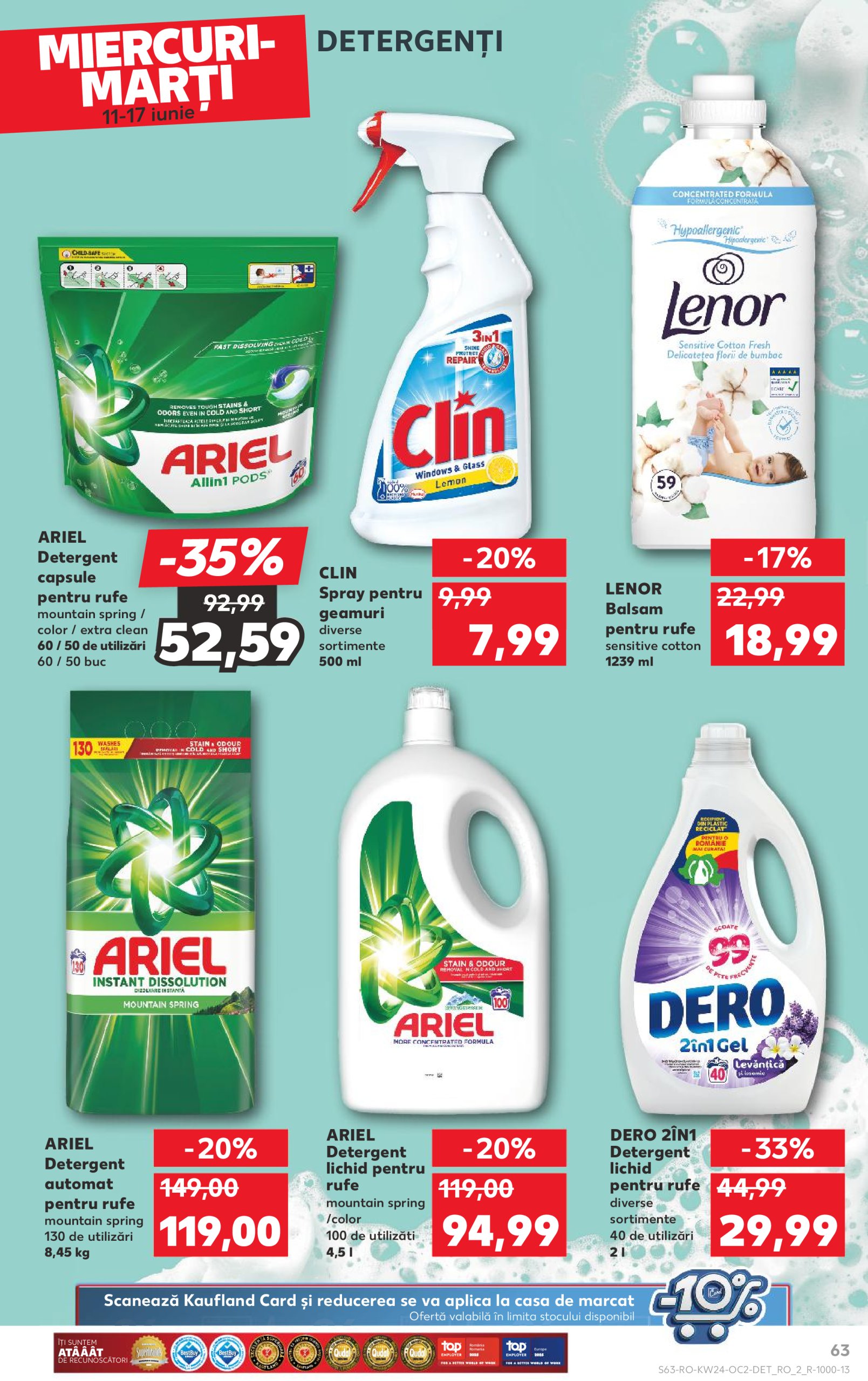 kaufland - Catalog Kaufland valabil din 11.06. până pe 17.06. - page: 63 kaufland - Catalog Kaufland valabil din 11.06. până pe 17.06. - page: 63