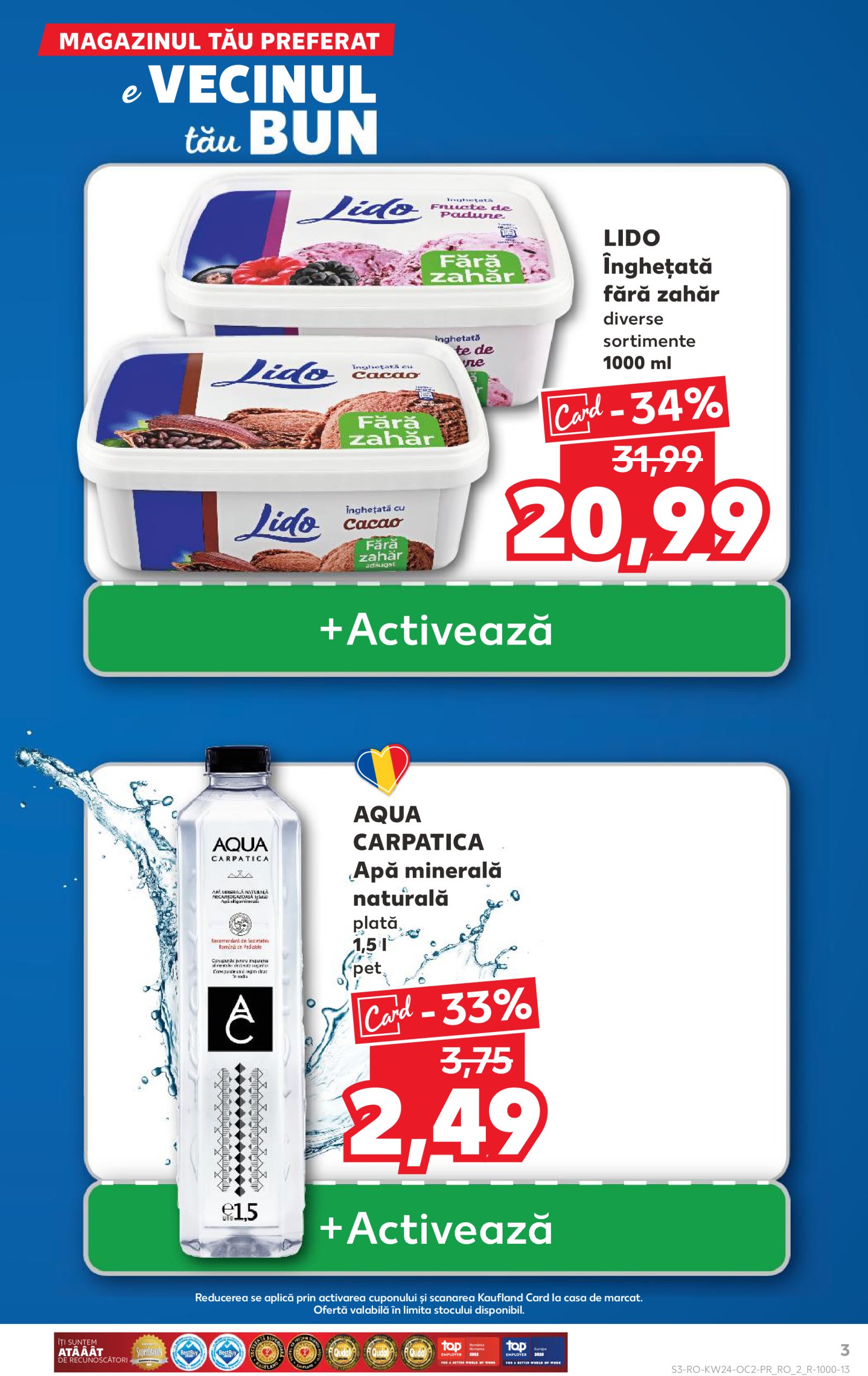 kaufland - Catalog Kaufland valabil din 11.06. până pe 17.06. - page: 3 kaufland - Catalog Kaufland valabil din 11.06. până pe 17.06. - page: 3