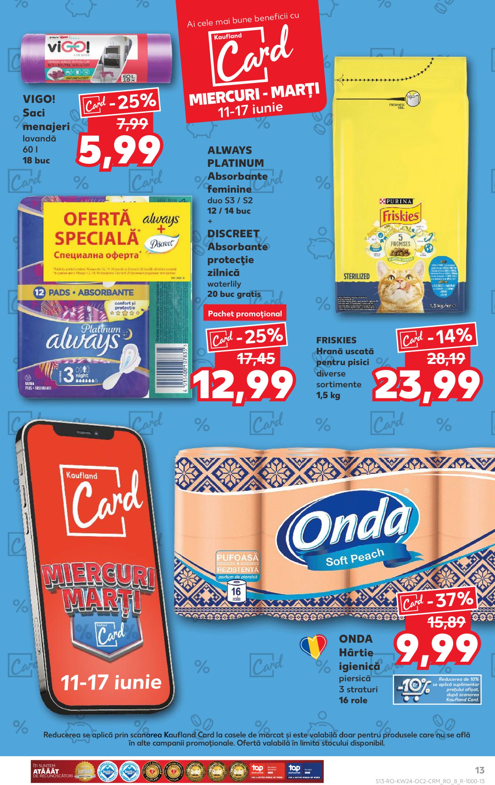 kaufland - Catalog Kaufland valabil din 11.06. până pe 17.06. - page: 13 kaufland - Catalog Kaufland valabil din 11.06. până pe 17.06. - page: 13
