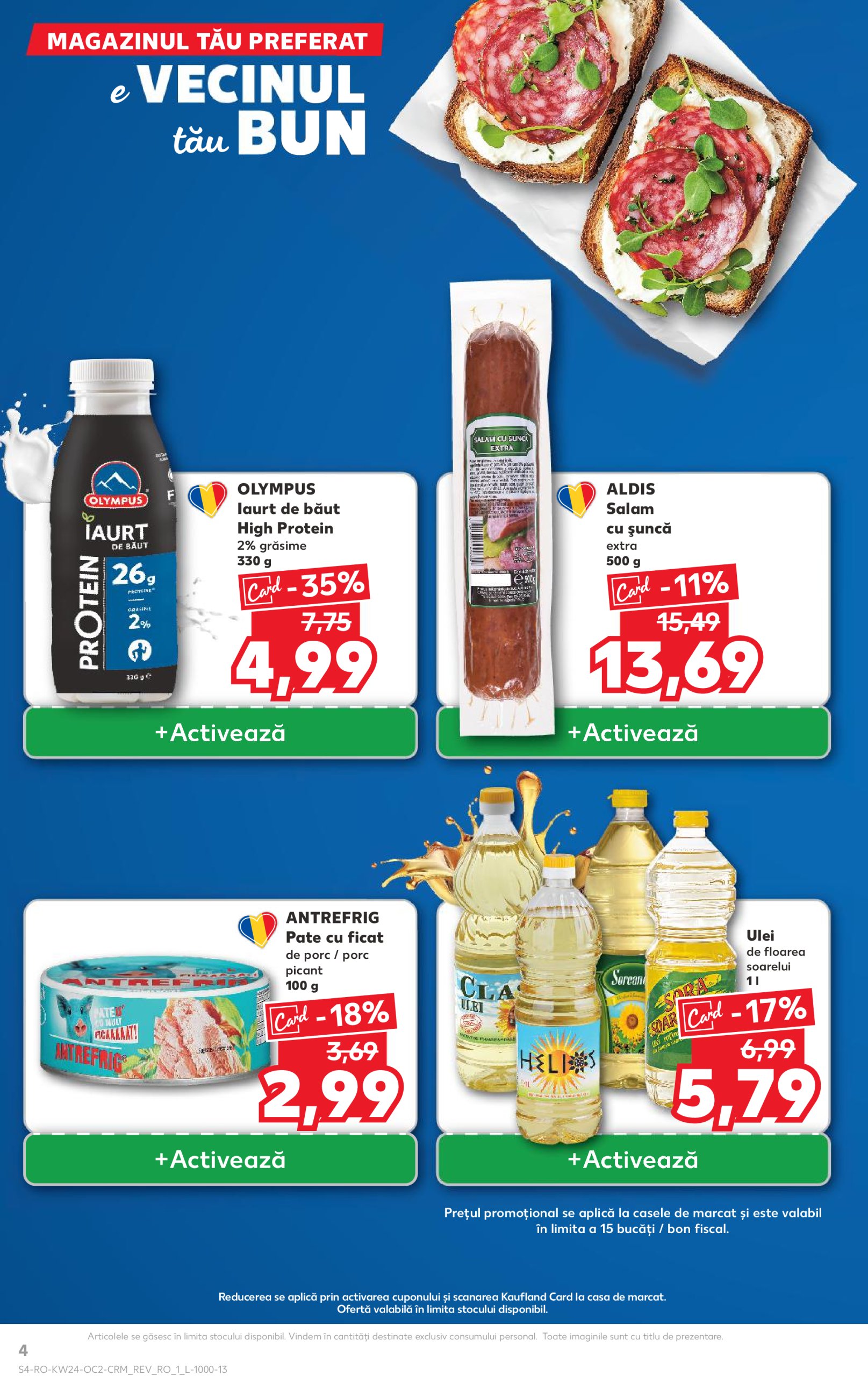 kaufland - Catalog Kaufland valabil din 11.06. până pe 17.06. - page: 4 kaufland - Catalog Kaufland valabil din 11.06. până pe 17.06. - page: 4